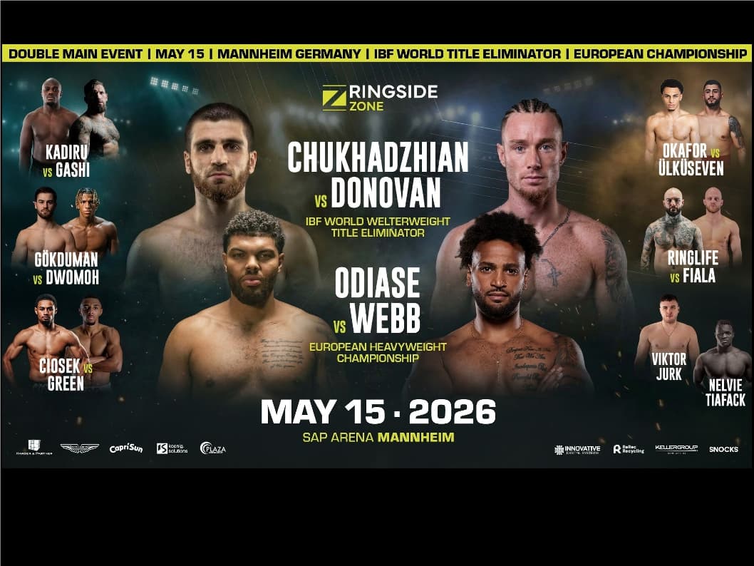 Karen Chukhadzhian vs Paddy Donovan eliminator set for May 15
