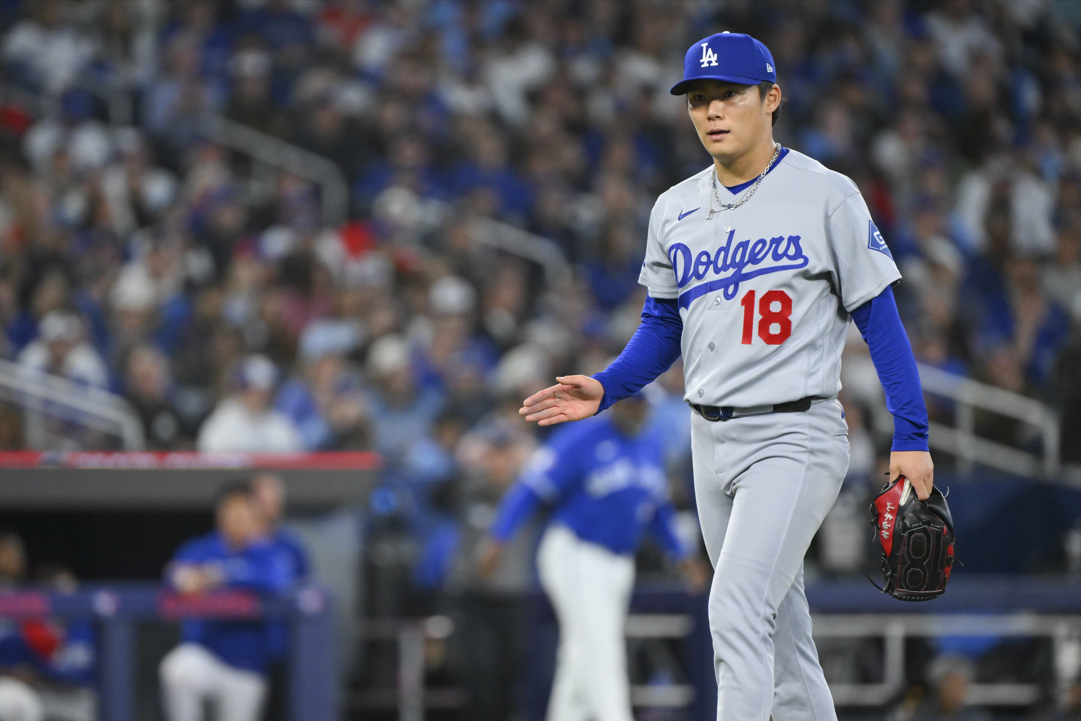 Dodgers starters right in the middle of things