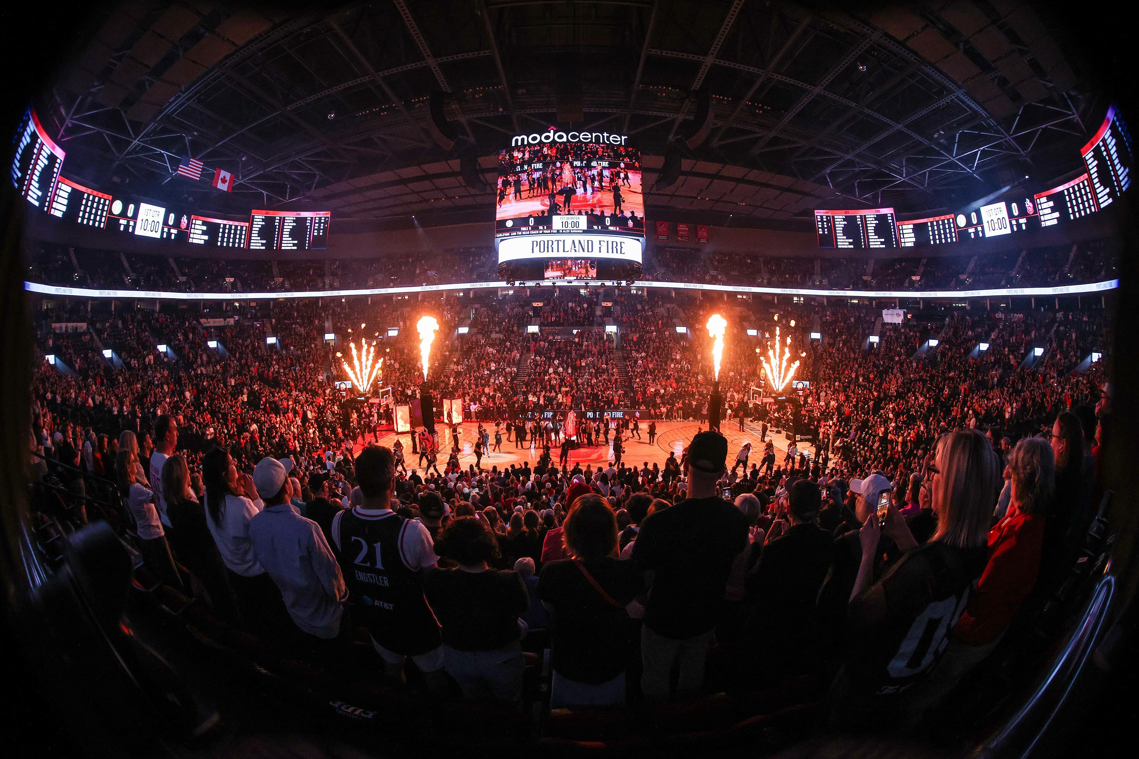 The Portland Fire just won their first game, and it was perfect