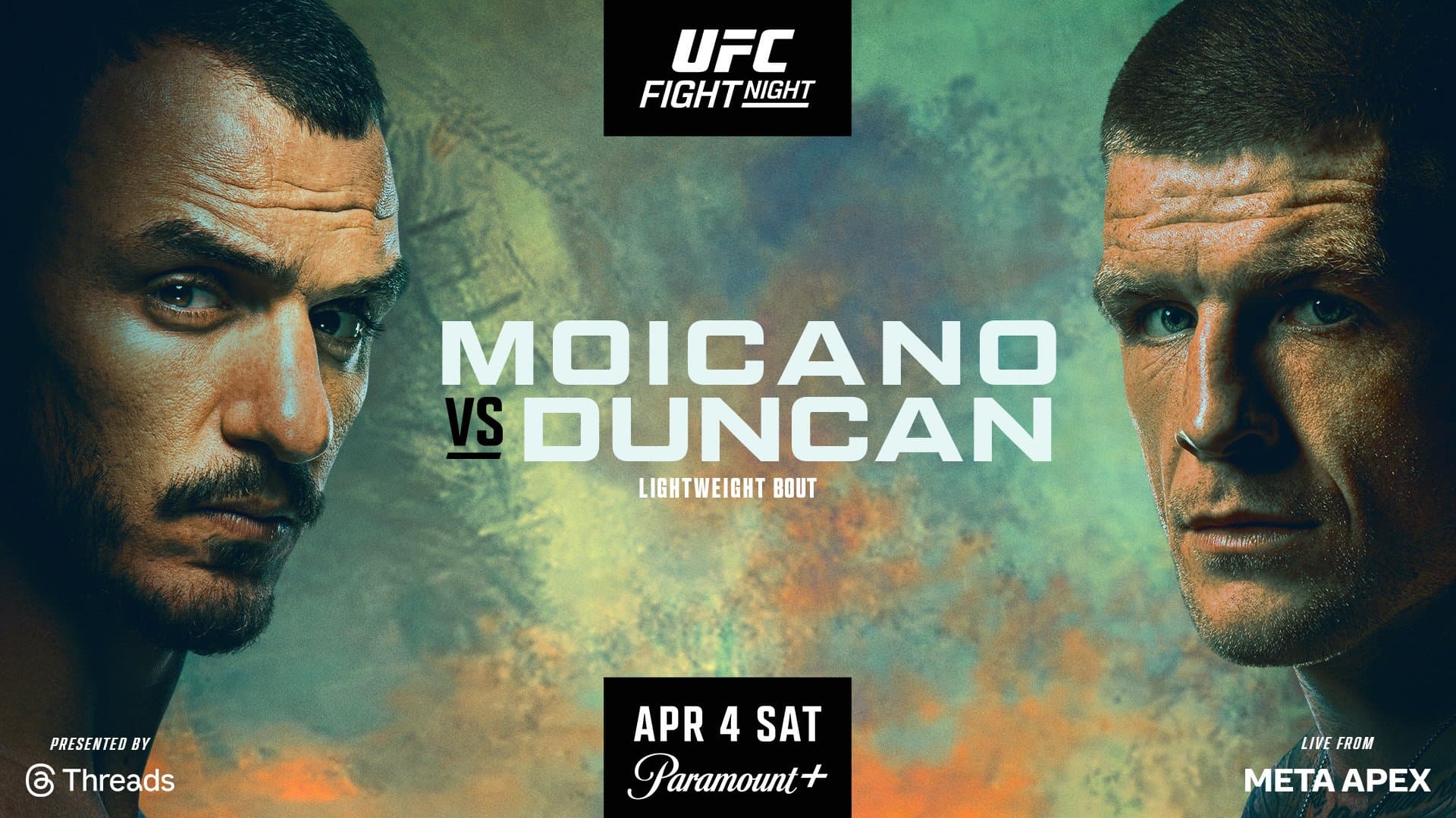 UFC poster for the April 4 fight card that everyone hates is now online