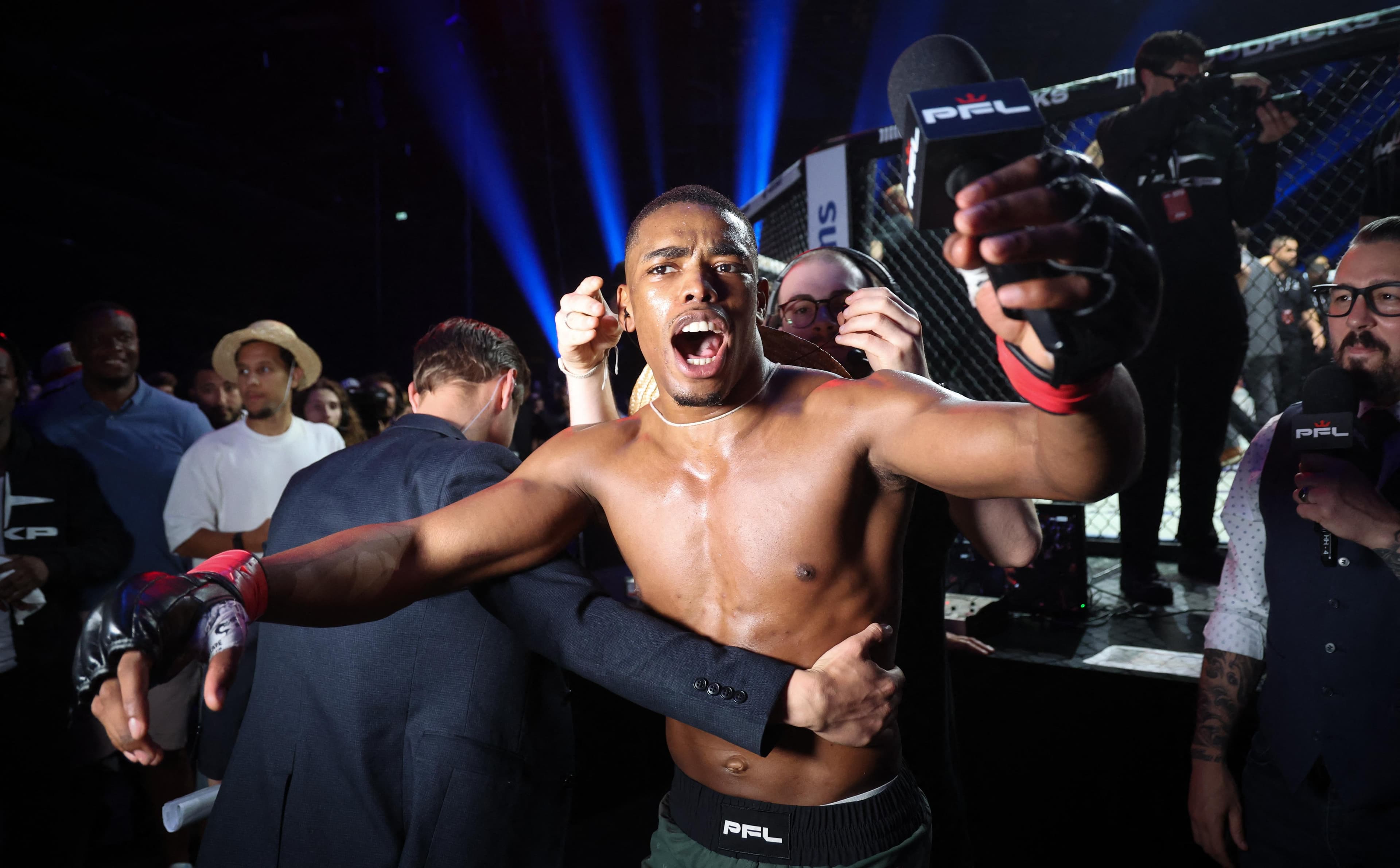 Highlights! Patrick Habirora Smokes Benson Henderson With 21-Second KO | PFL Brussels