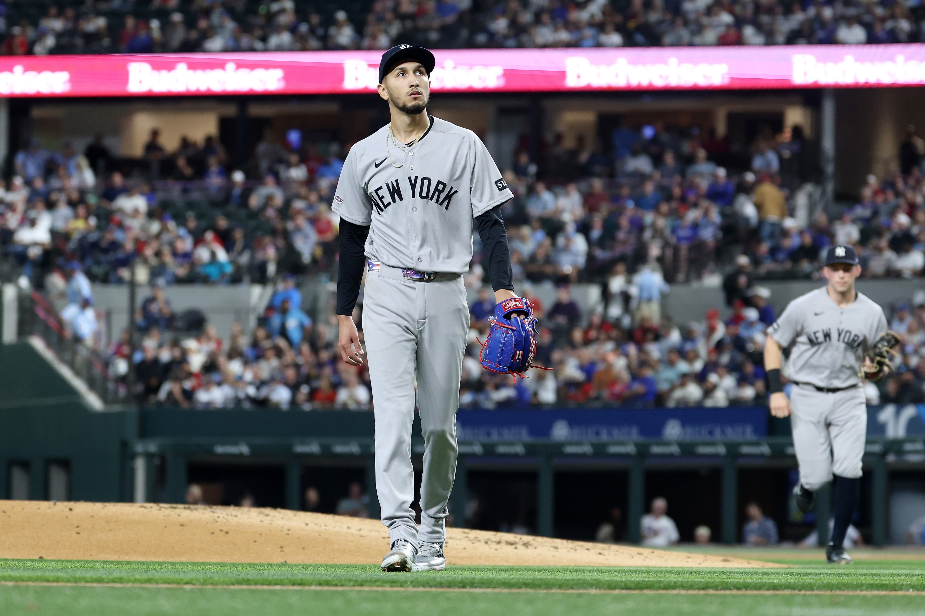 Elmer Rodríguez takes loss in MLB debut as Yanks are shut out in Arlington