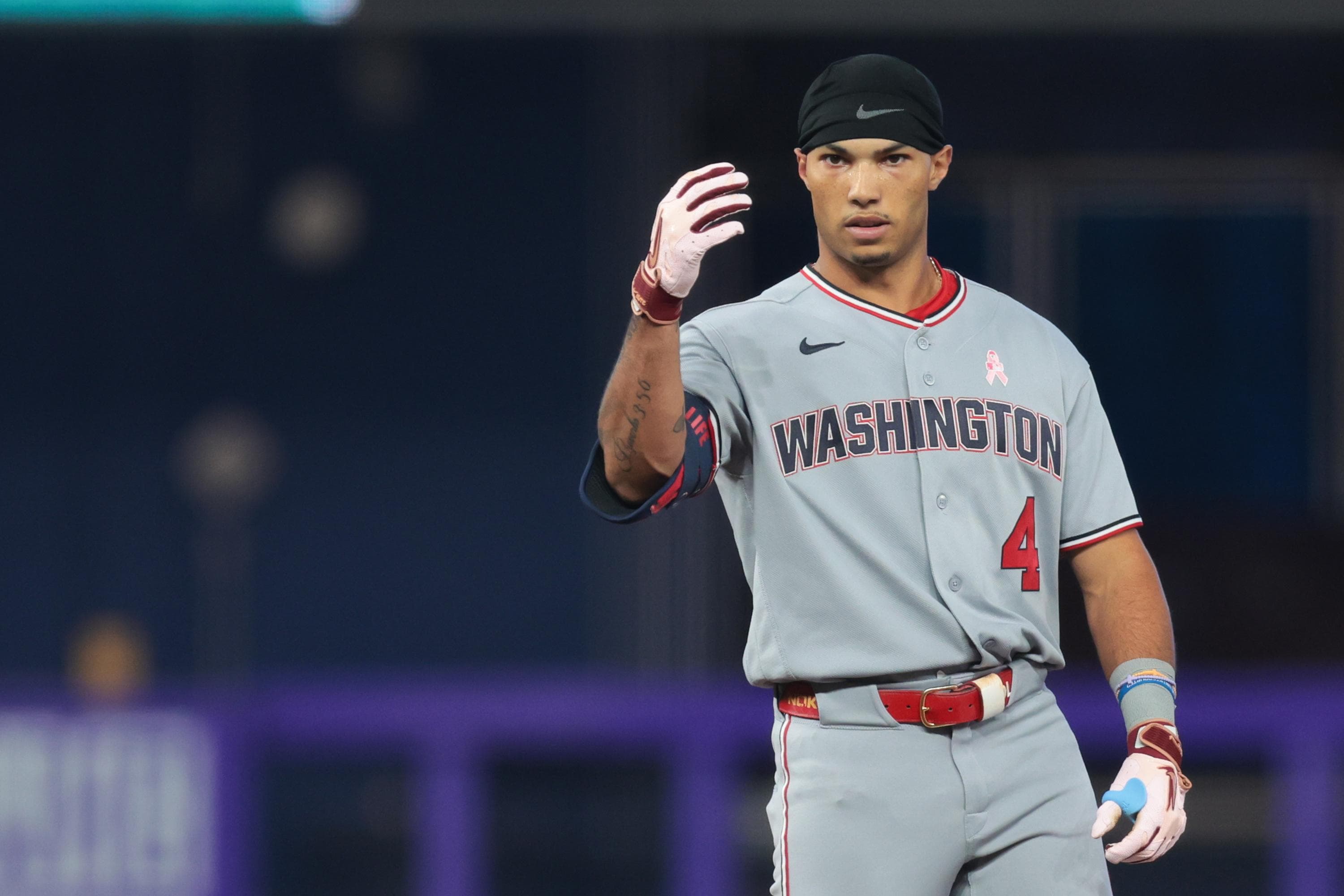 Hometown-ish hero Daylen Lile caps off a 5 run comeback for the Washington Nationals