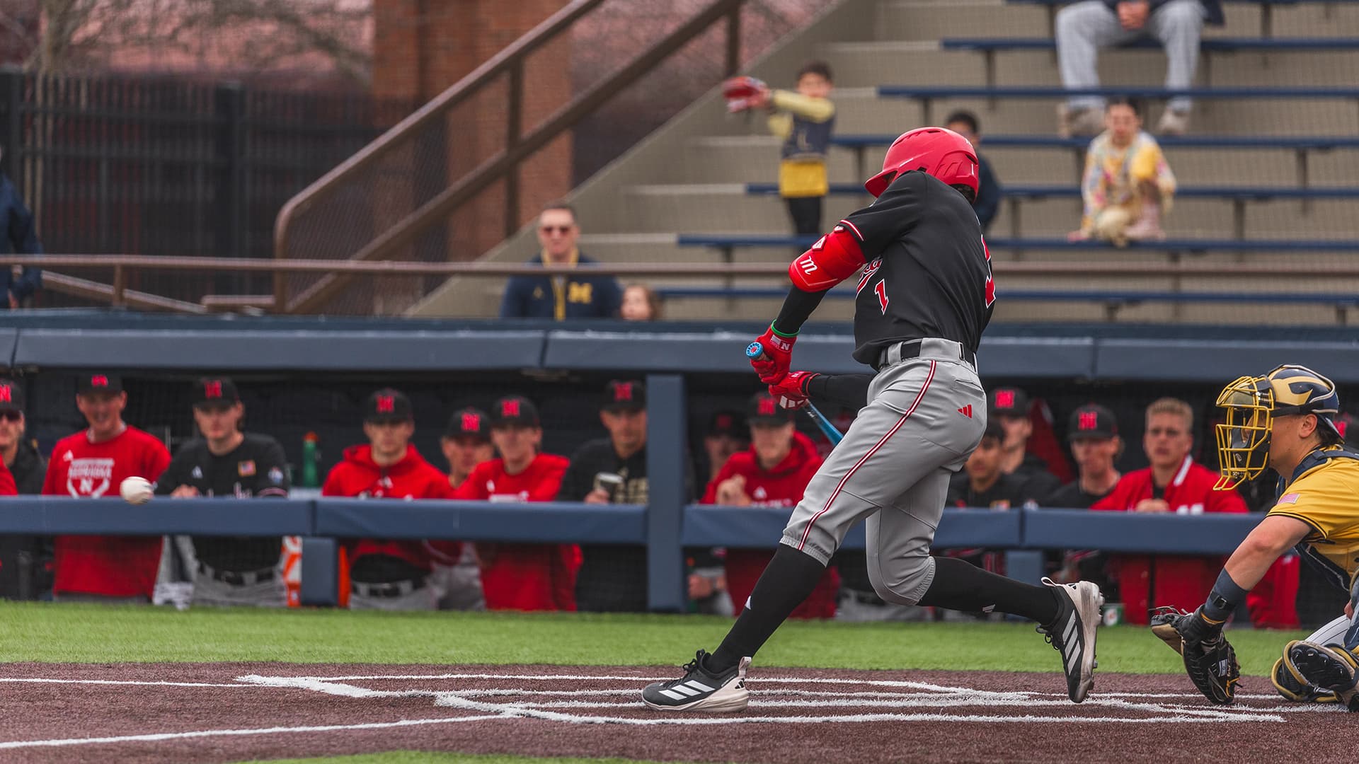 Home Runs Power Nebraska Baseball to Series Win at Michigan
