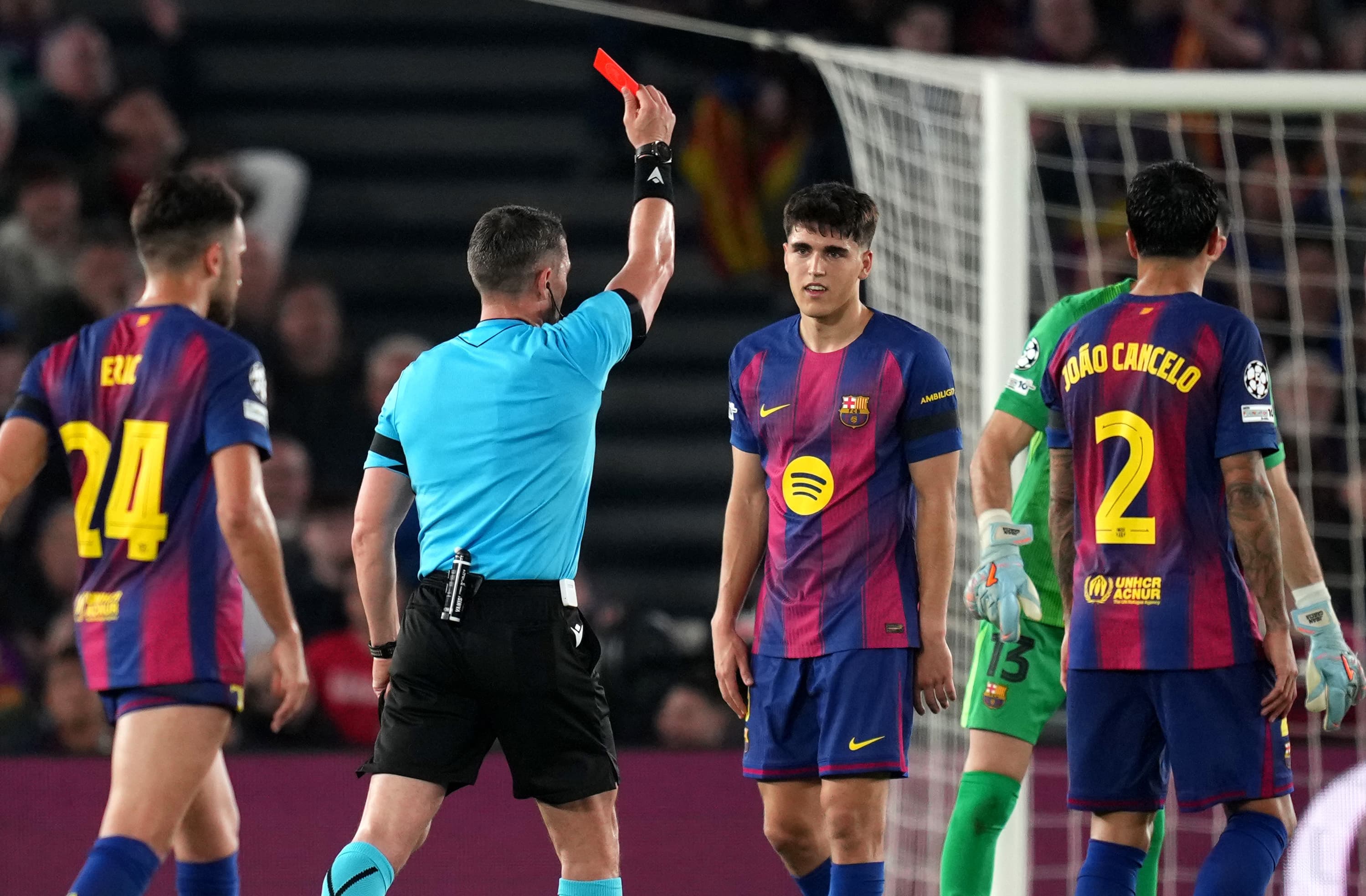 ‘Lesson that will serve me well’ – Barcelona’s Pau Cubarsi says he’s learned from his red card against Atletico