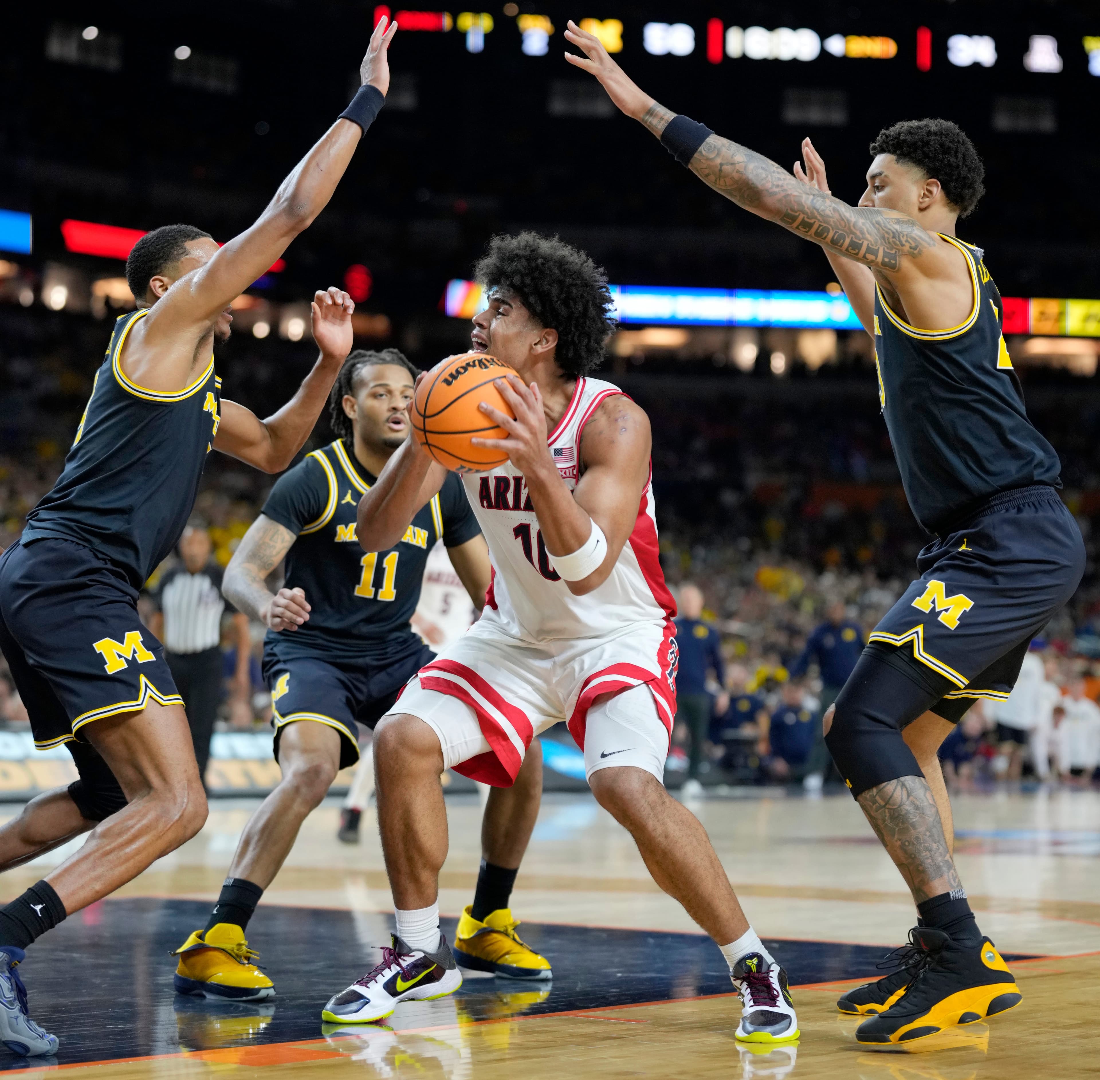 NCAA Final Four: Arizona blown out by Michigan in national semifinals