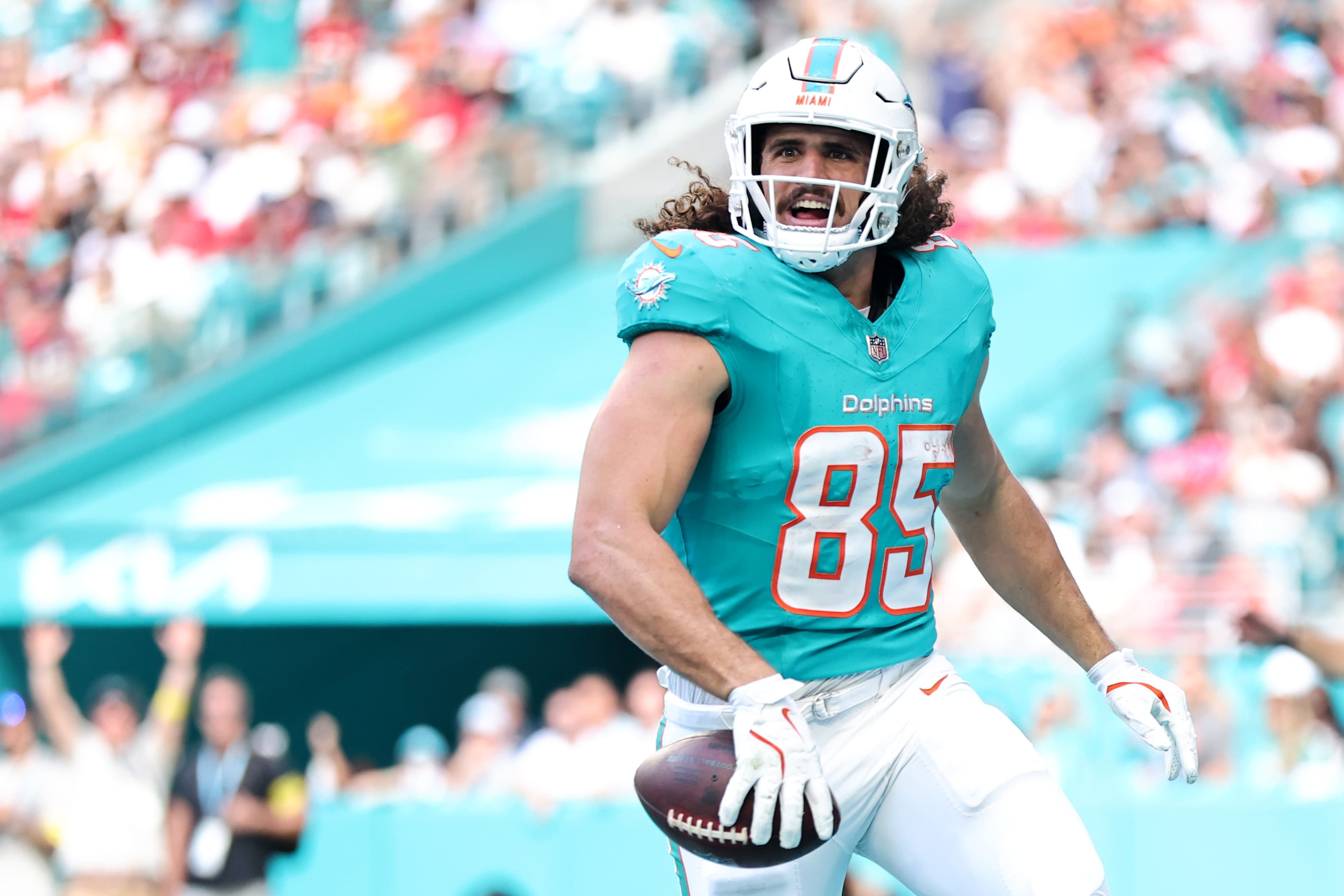 Dolphins 90 in 90: Tight end Greg Dulcich looking to build in 2026