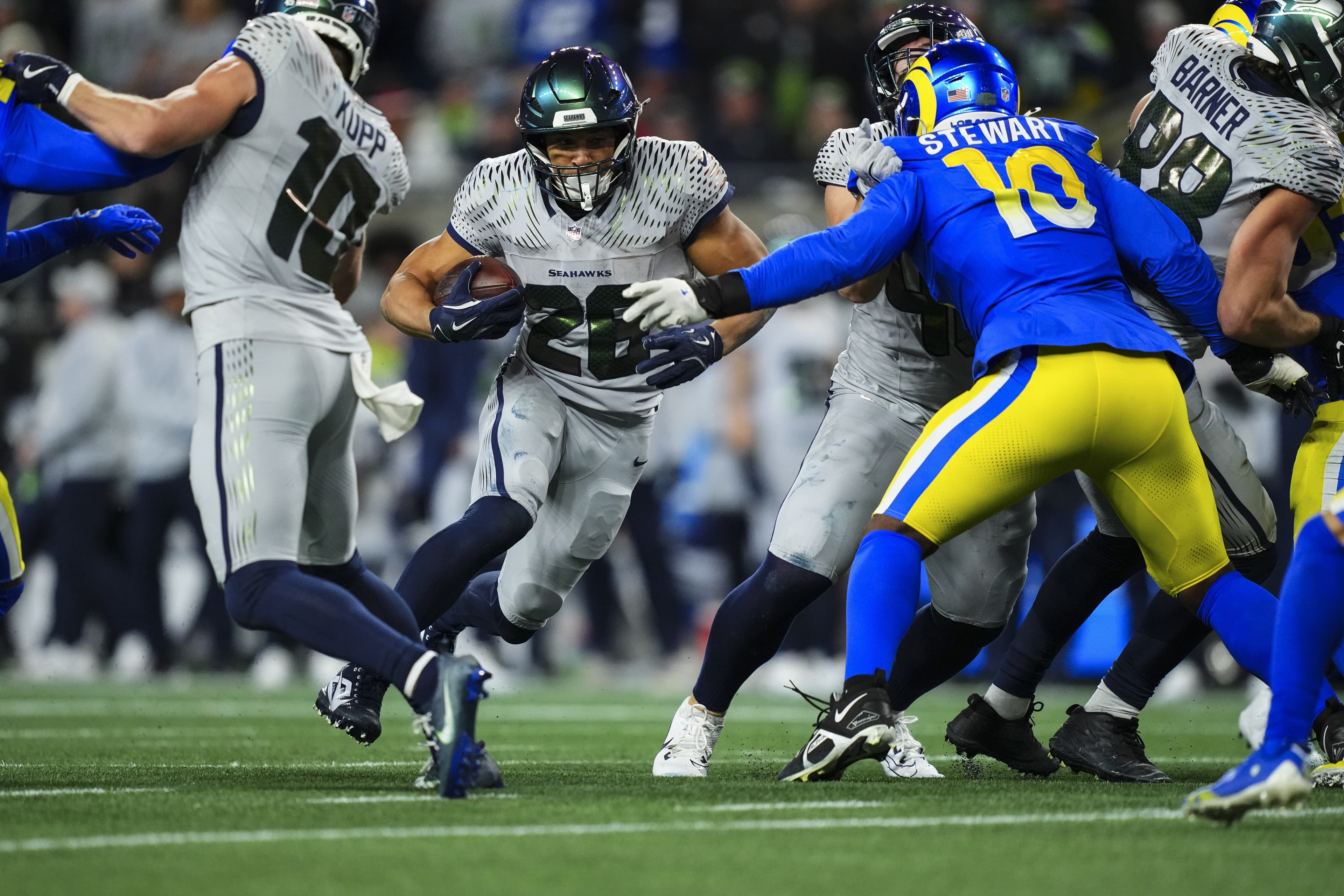 Mike Macdonald: Tory Horton ‘probably won’t be 100 percent this spring’