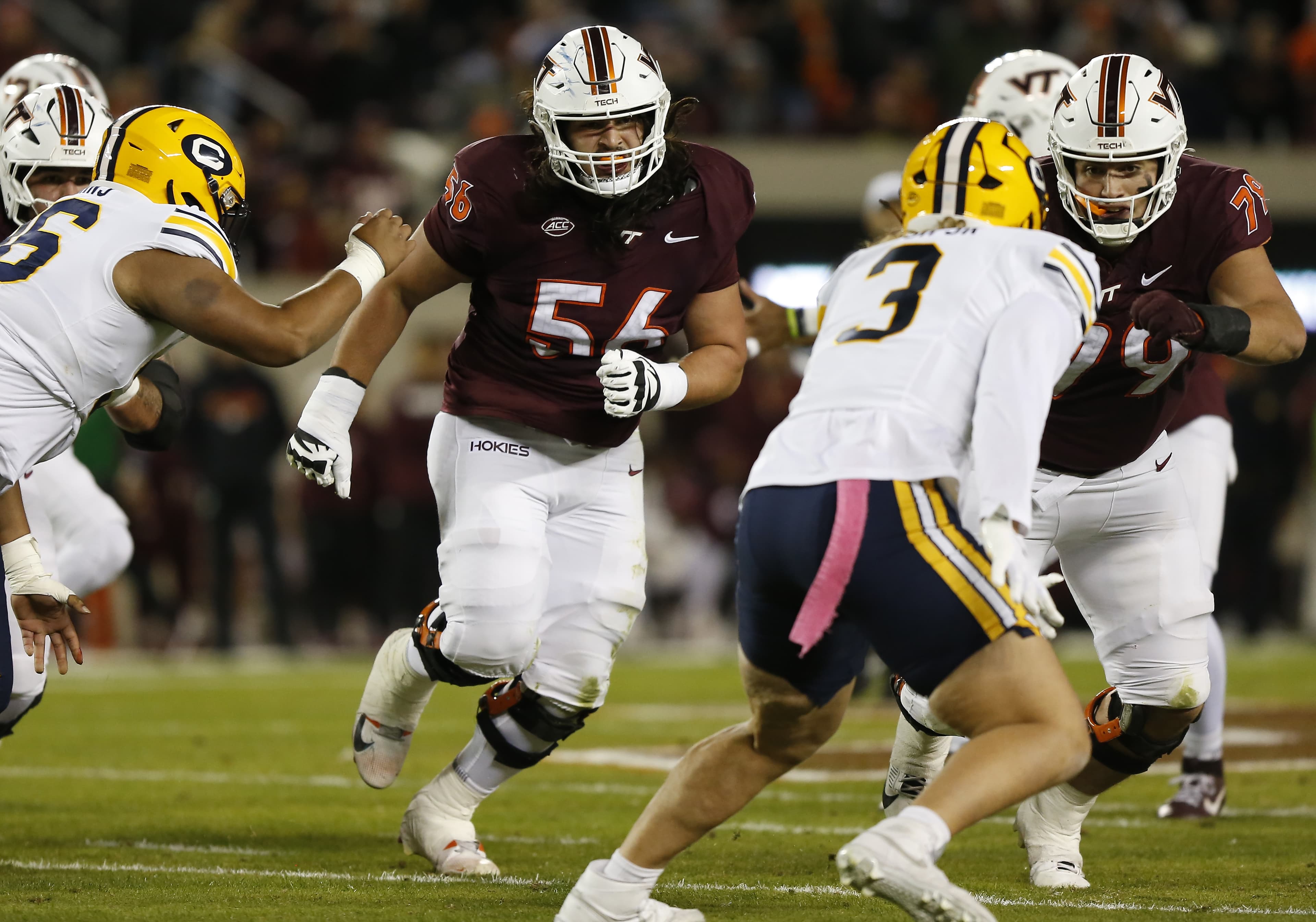 Virginia Tech football: Matt Moore offers optimistic outlook on the offensive line