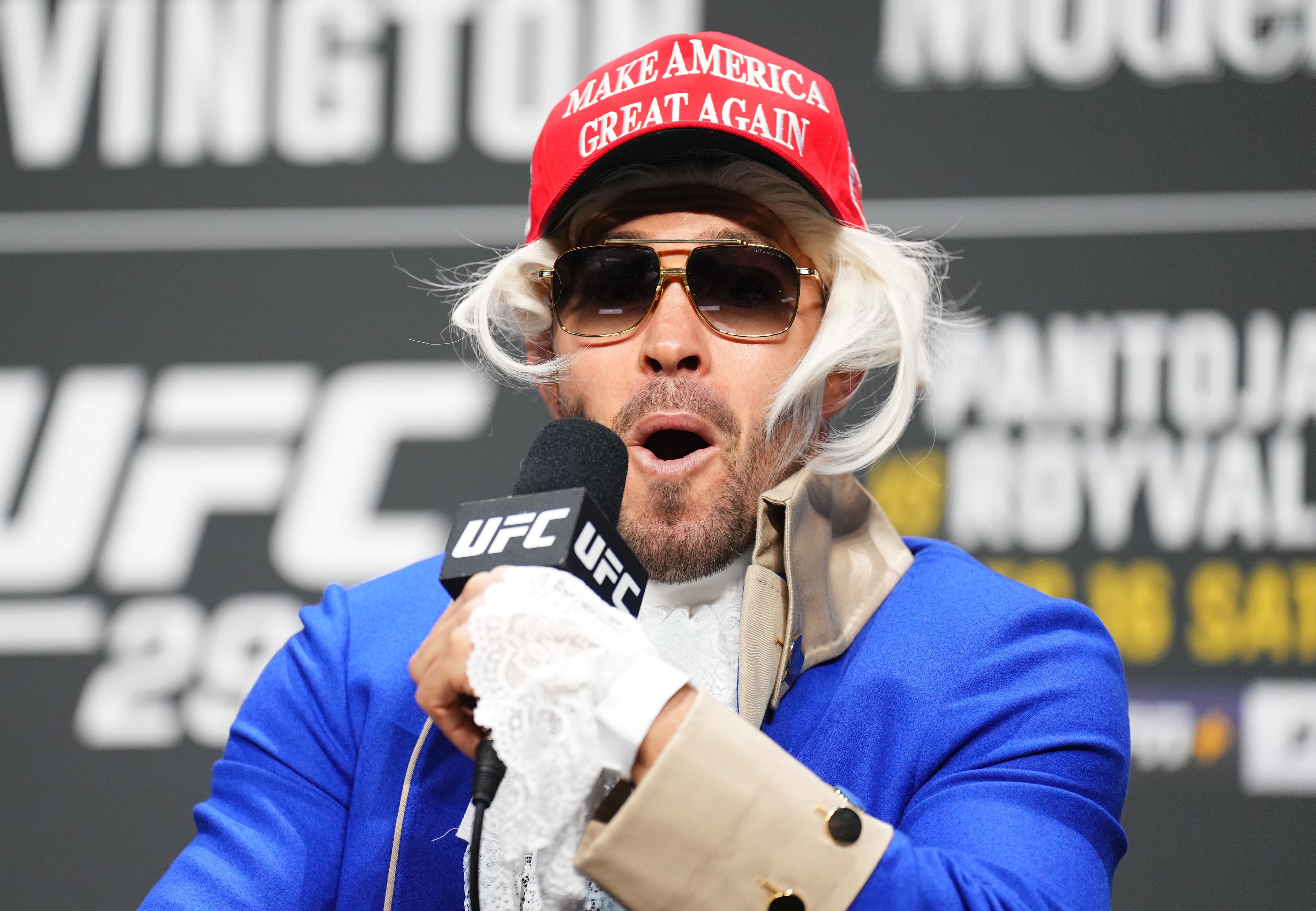 New Headline: "Covington's Ultimate Fight Challenge Sparks Excitement in MMA World: 'Showtime Is Here!'