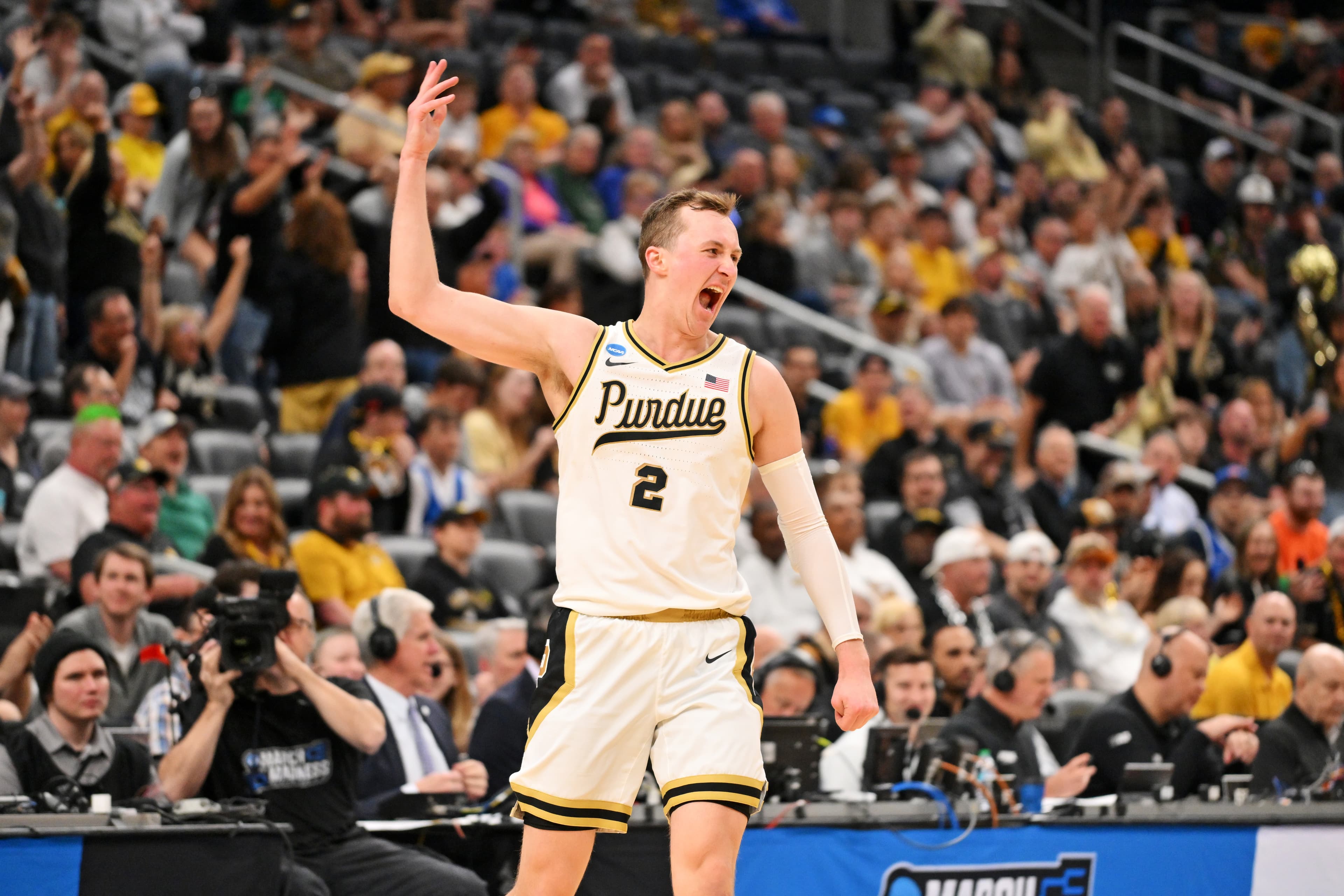 2026 NCAA Tournament: Purdue 104, Queens 71 Postgame Video