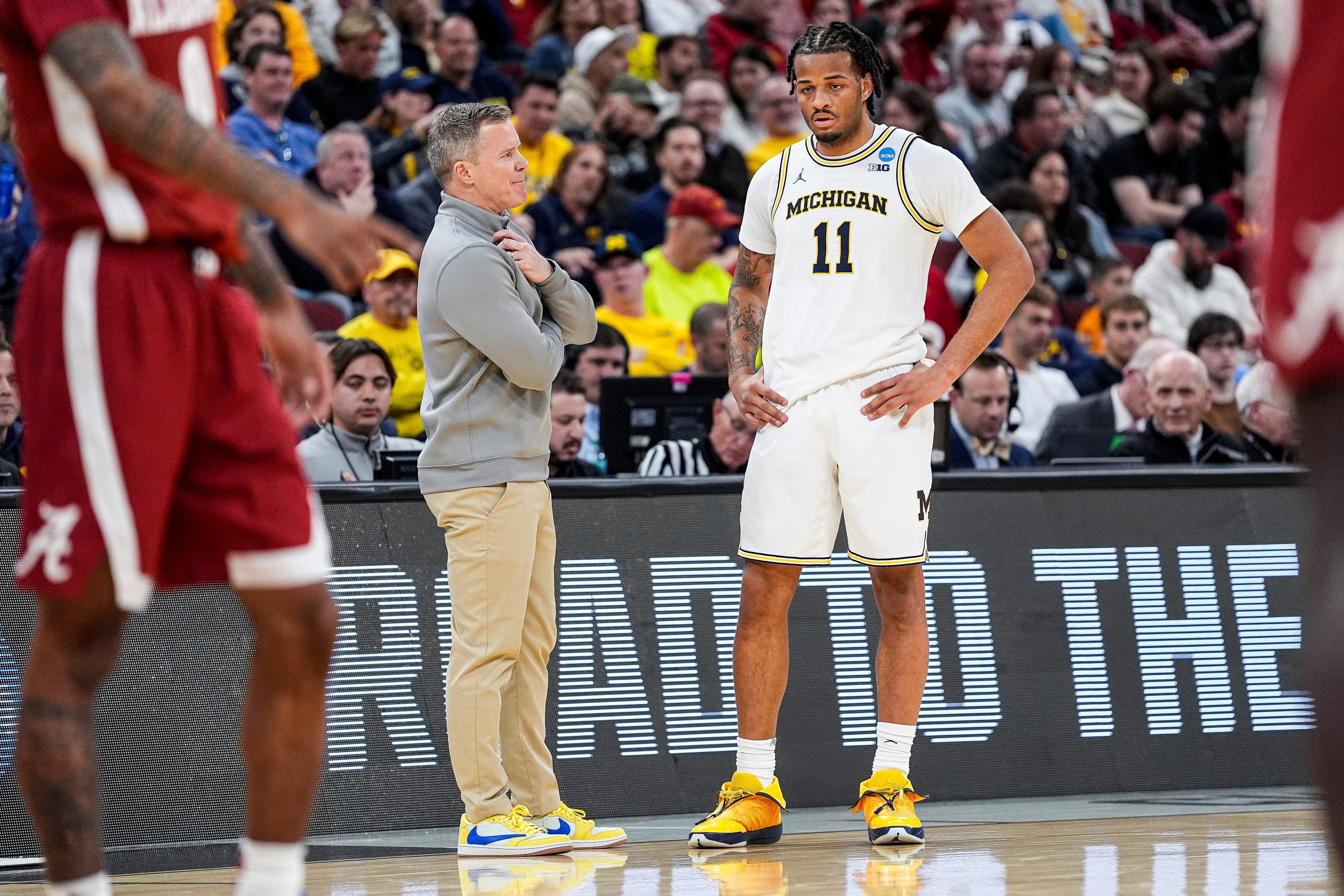 Dusty May, players preview Michigan Basketball vs Tennessee in Elite 8