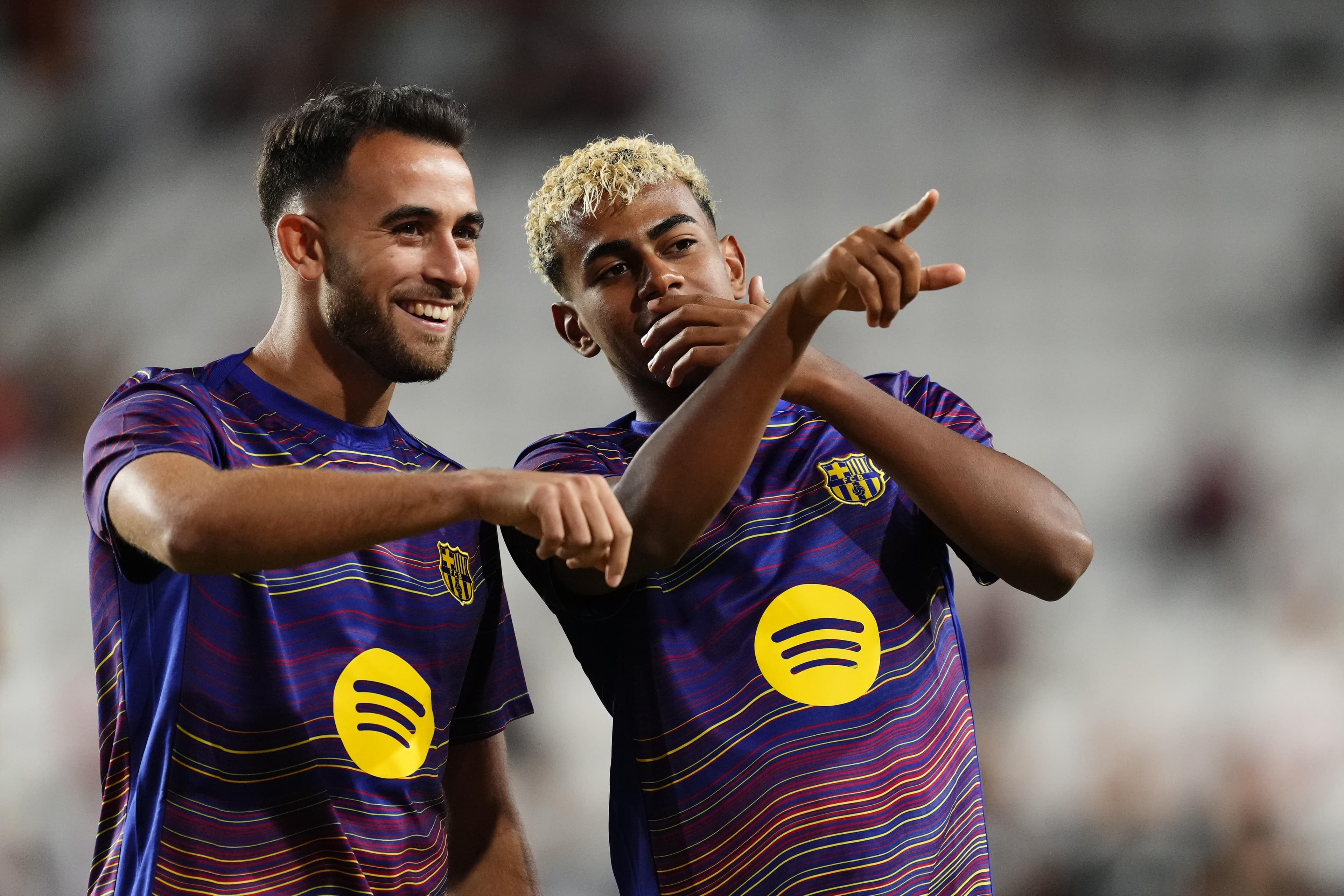 ‘Off the charts’ – Eric Garcia on his link-up with Lamine Yamal at Barcelona