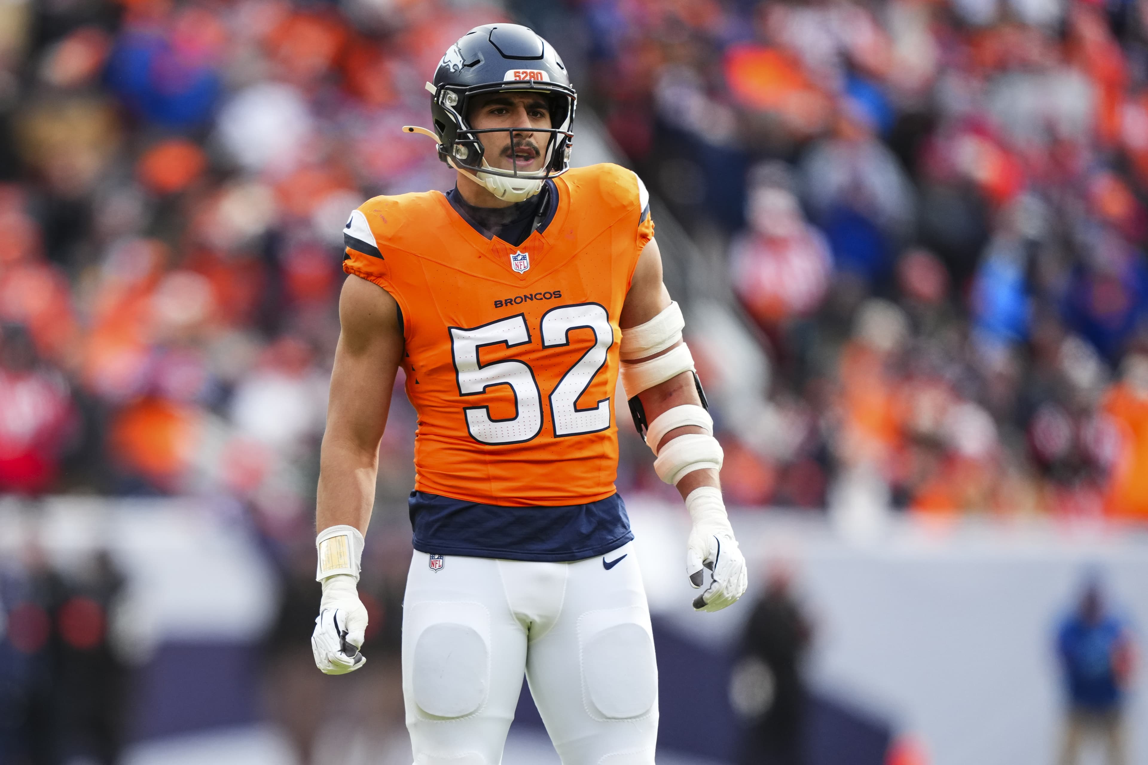 Sean Payton says that Jonah Elliss will take some snaps at ILB