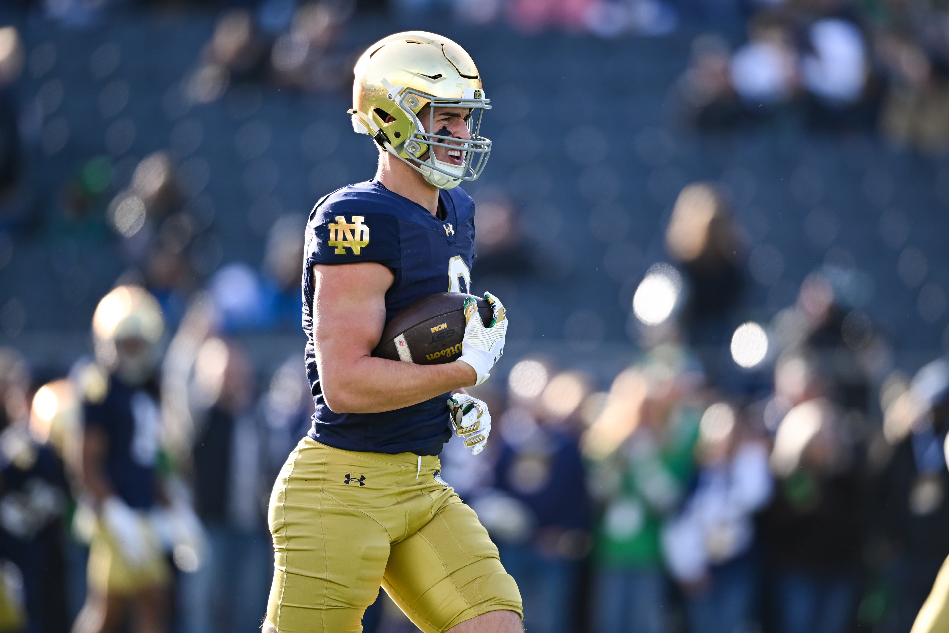 Patriots draft Eli Raridon, TE, Notre Dame with the 95th pick in Round 3