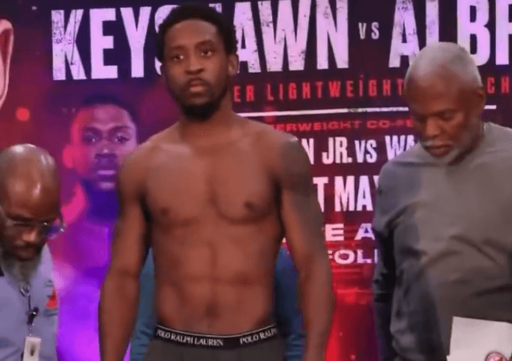 Keyshawn Davis makes weight on second try, rematch with Nahir Albright is set