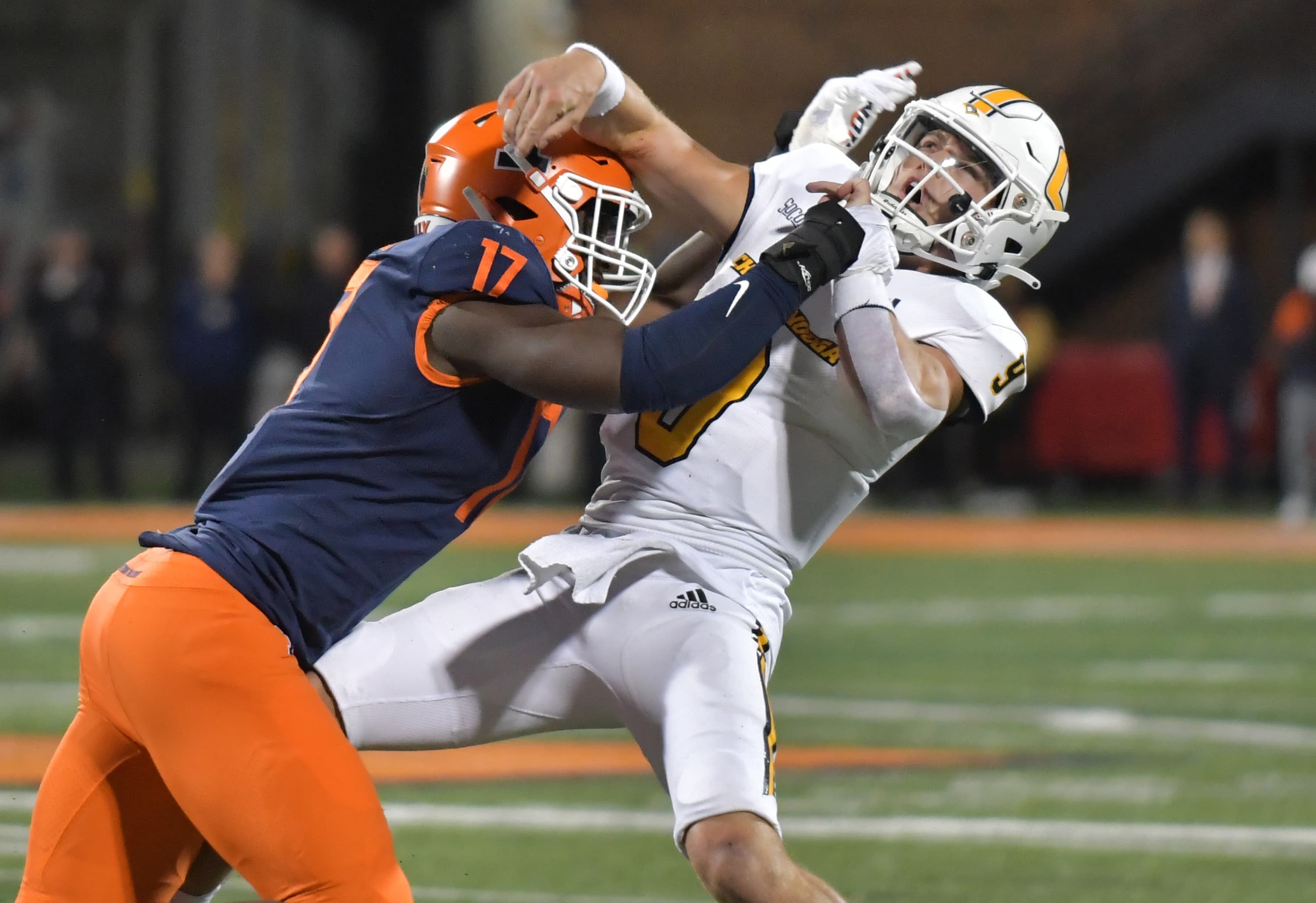 Gabe Jacas models his game after a former Patriots pass rusher