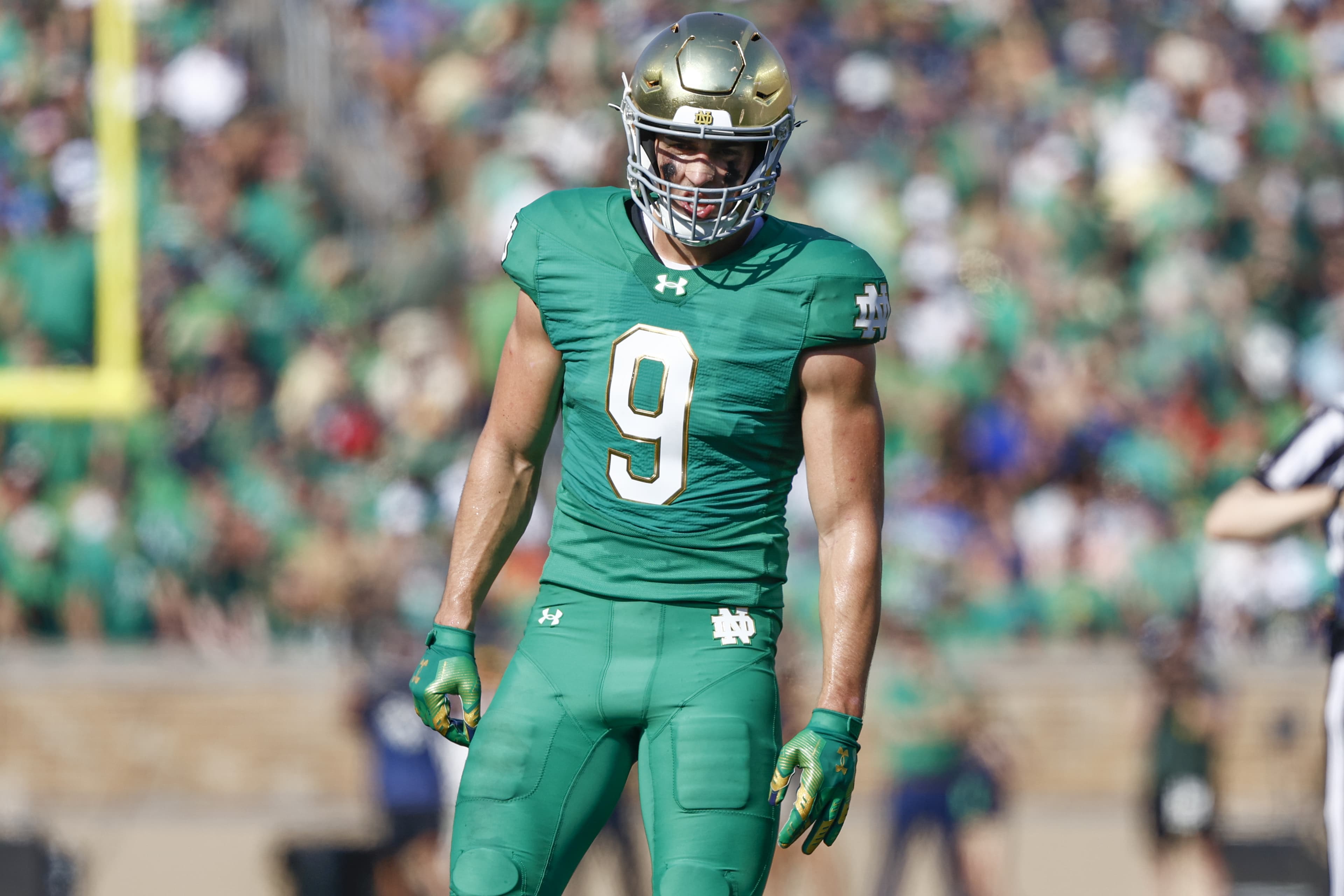 NFL DRAFT: New England Patriots select Notre Dame TE Eli Raridon in the 3rd round