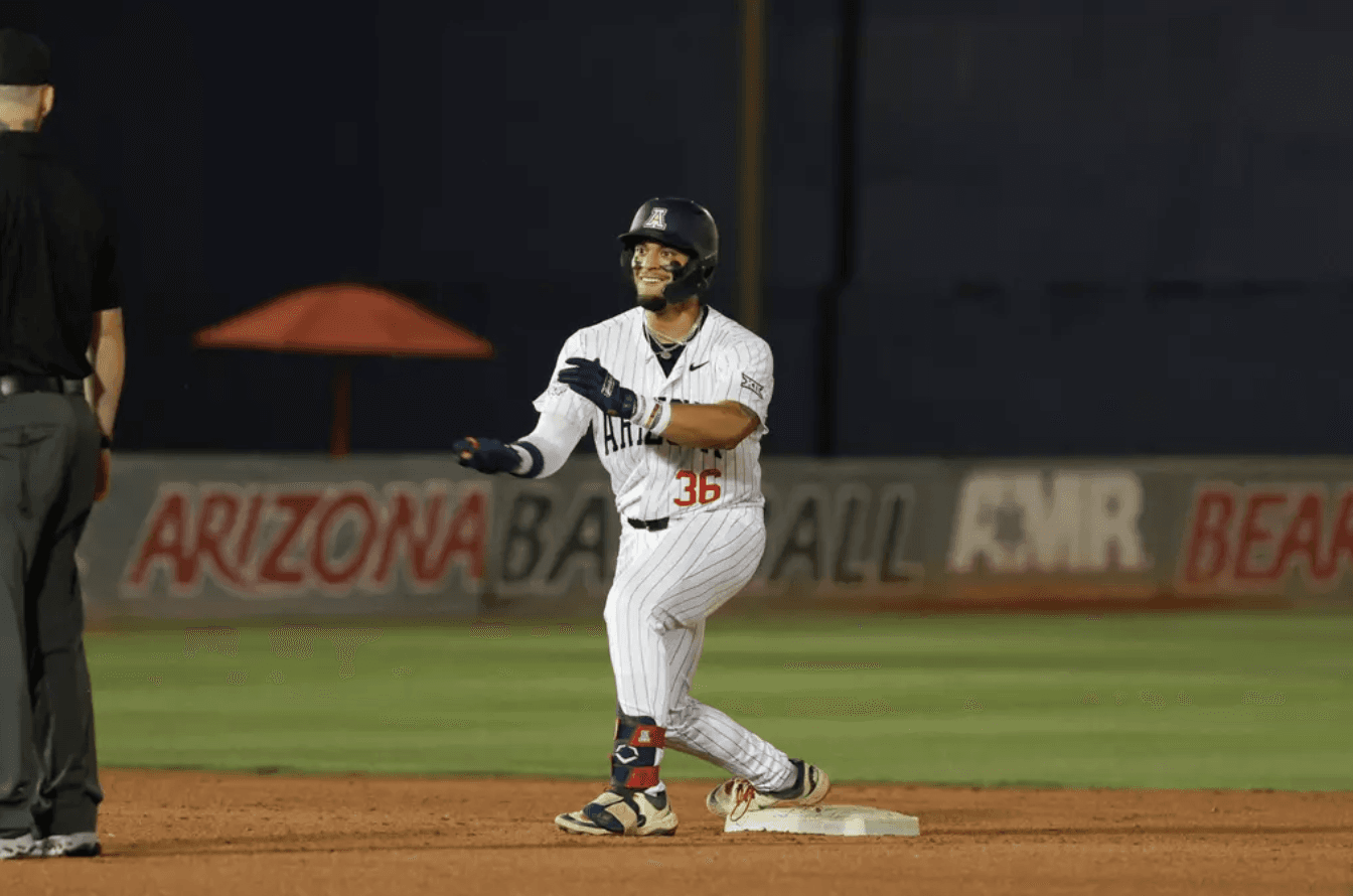 Arizona baseball visits 1st-place Kansas while clinging to last spot in Big 12 Tournament
