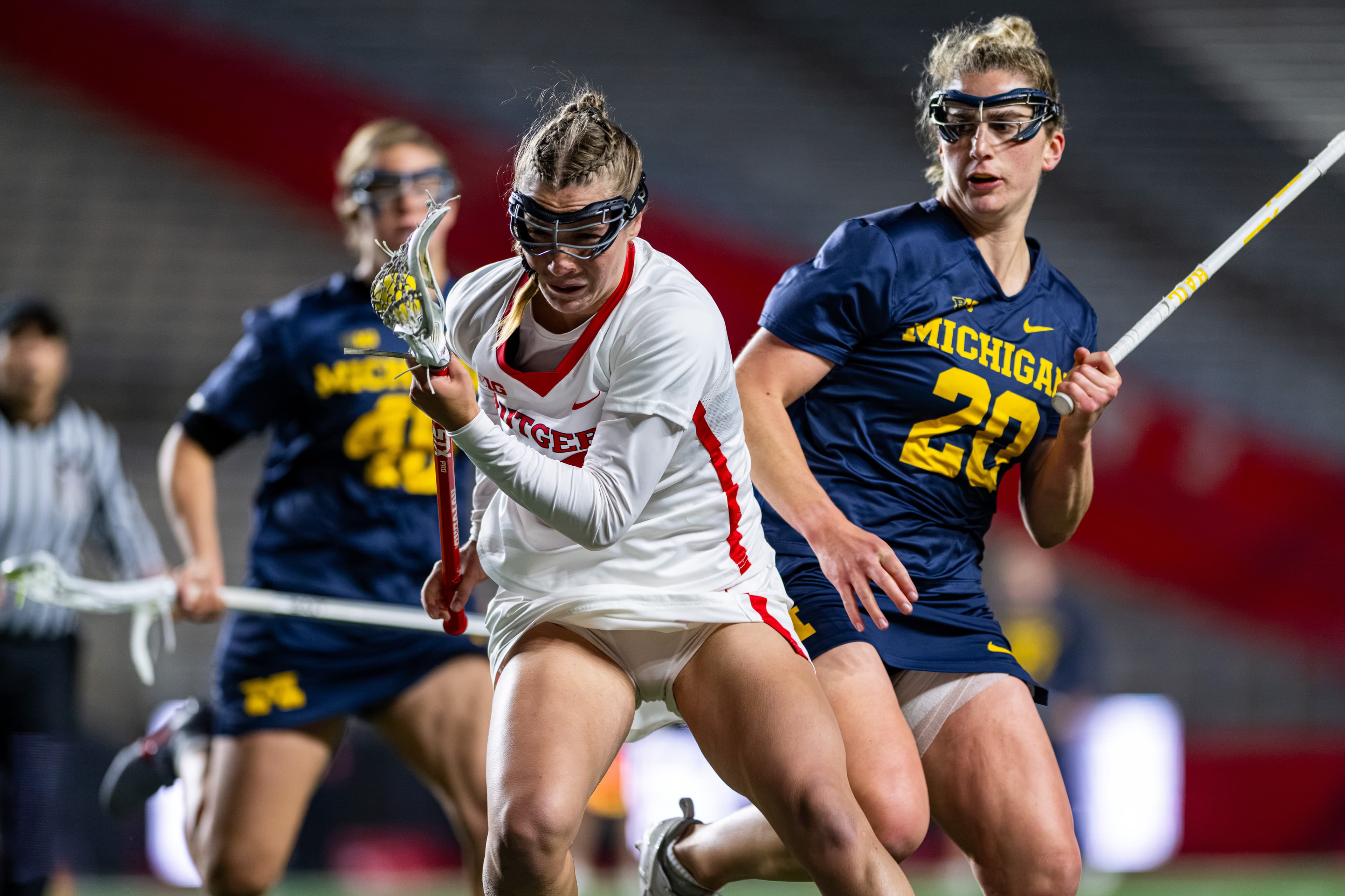 No.25 Women’s Lacrosse Stuns No.6 Michigan 13-12 at Home