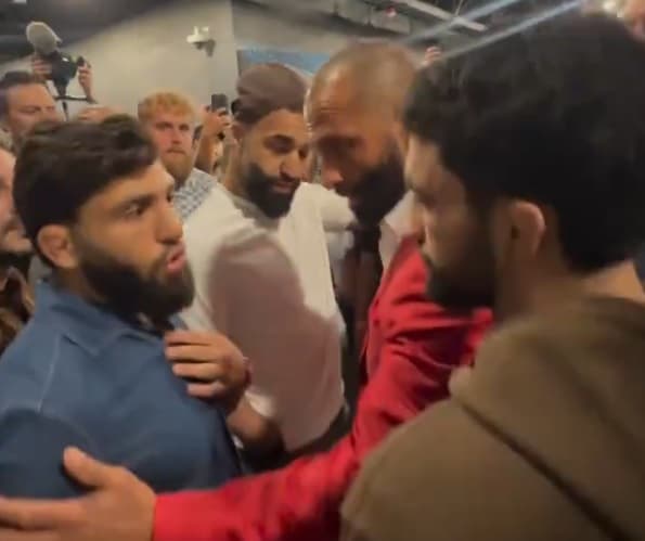 Rousey vs. Carano video: Arman Tsarukyan has backstage confrontation with Namo Fazil
