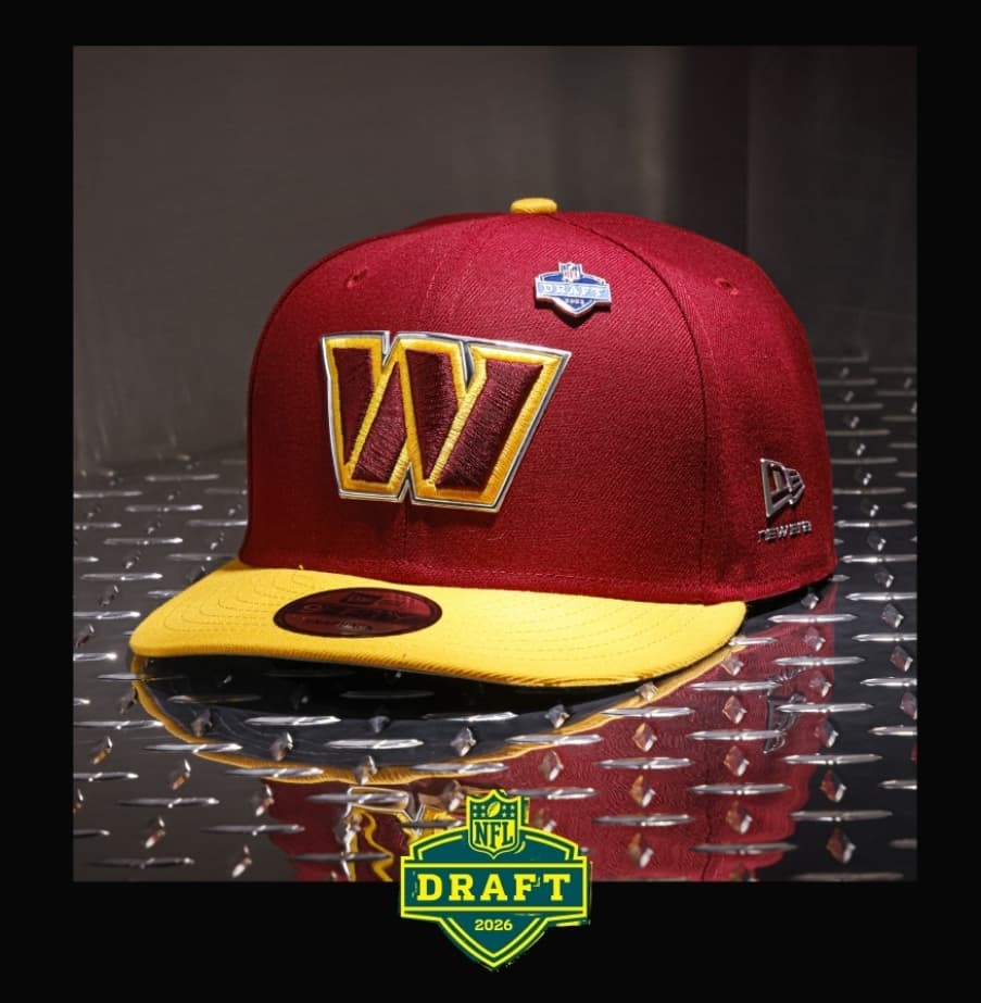 Washington Commanders 2026 NFL Draft Hats
