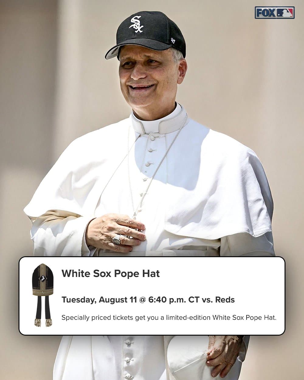 Chicago White Sox News: White Sox add Pope hat to stacked list of giveaways