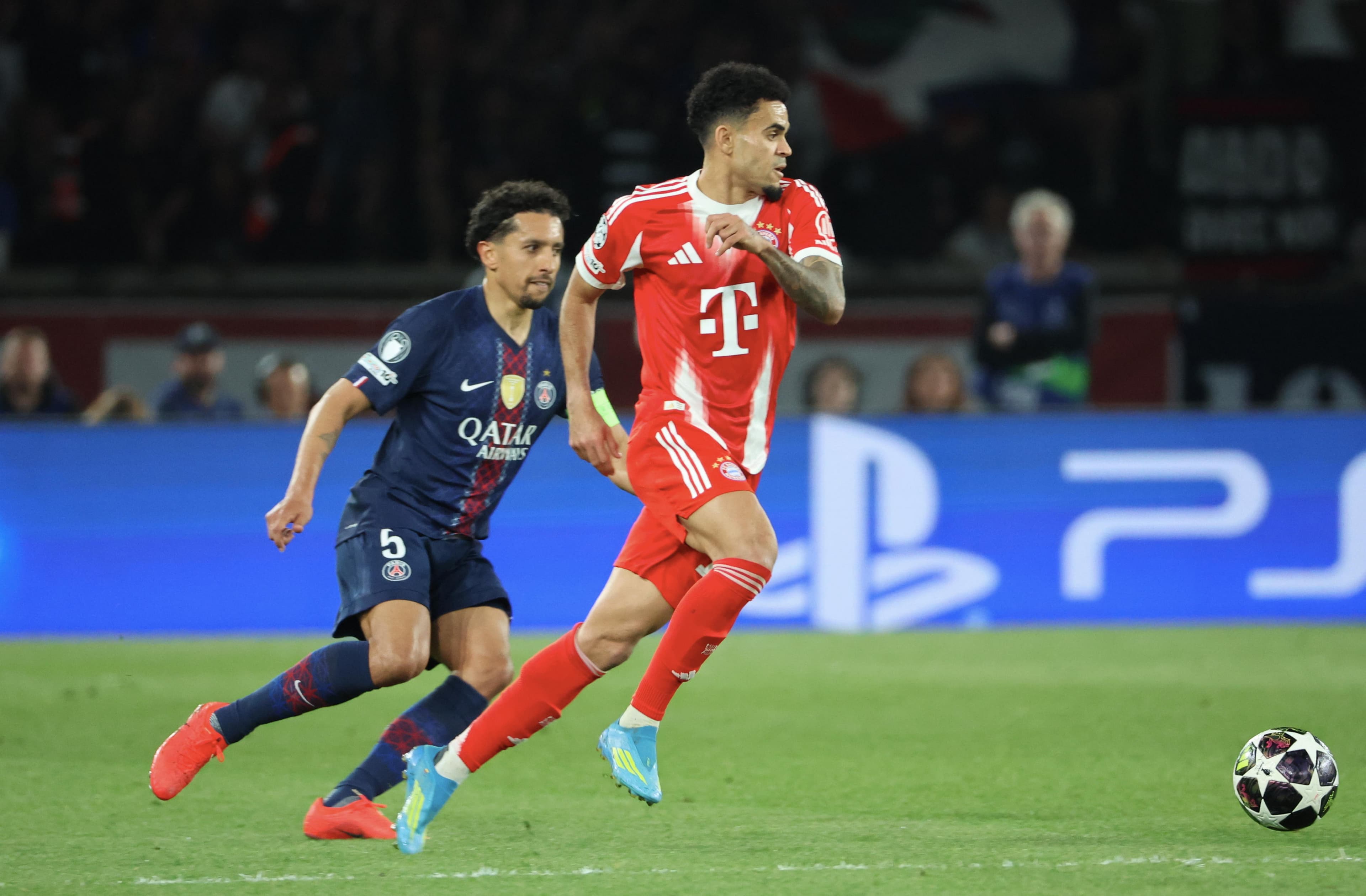 PSG captain Marquinhos gives praise to Bayern Munich star Luis Díaz