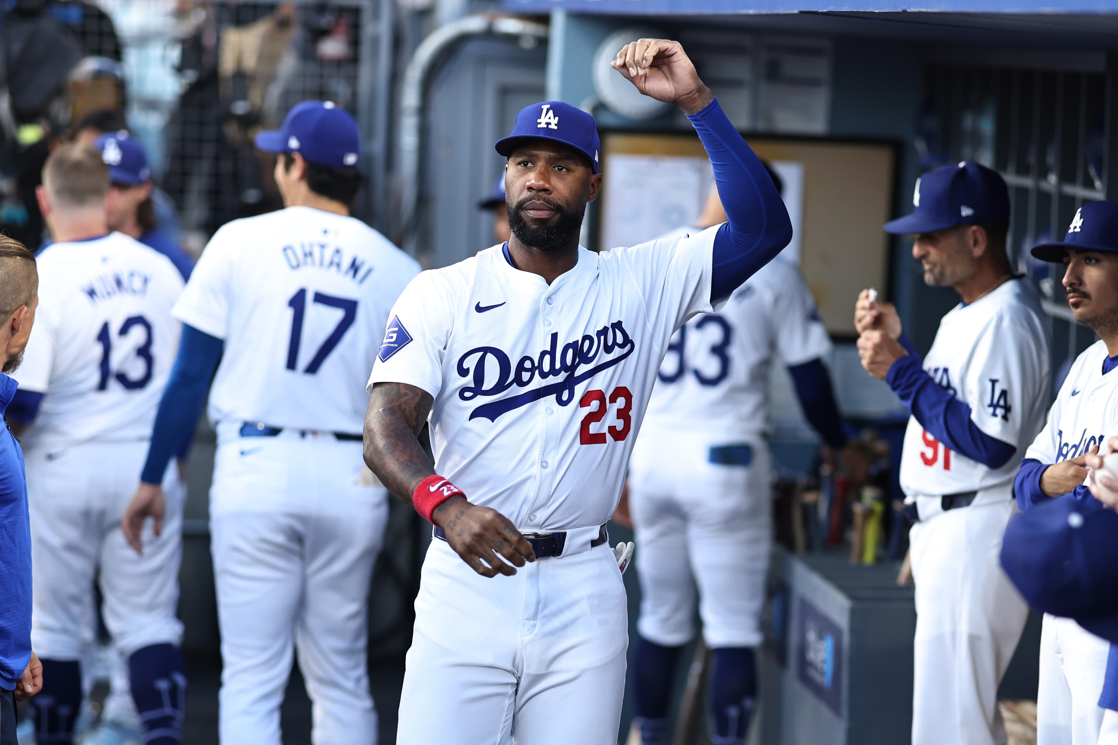 Dodgers notes: Andrew Friedman worries, Jason Heyward joins front office