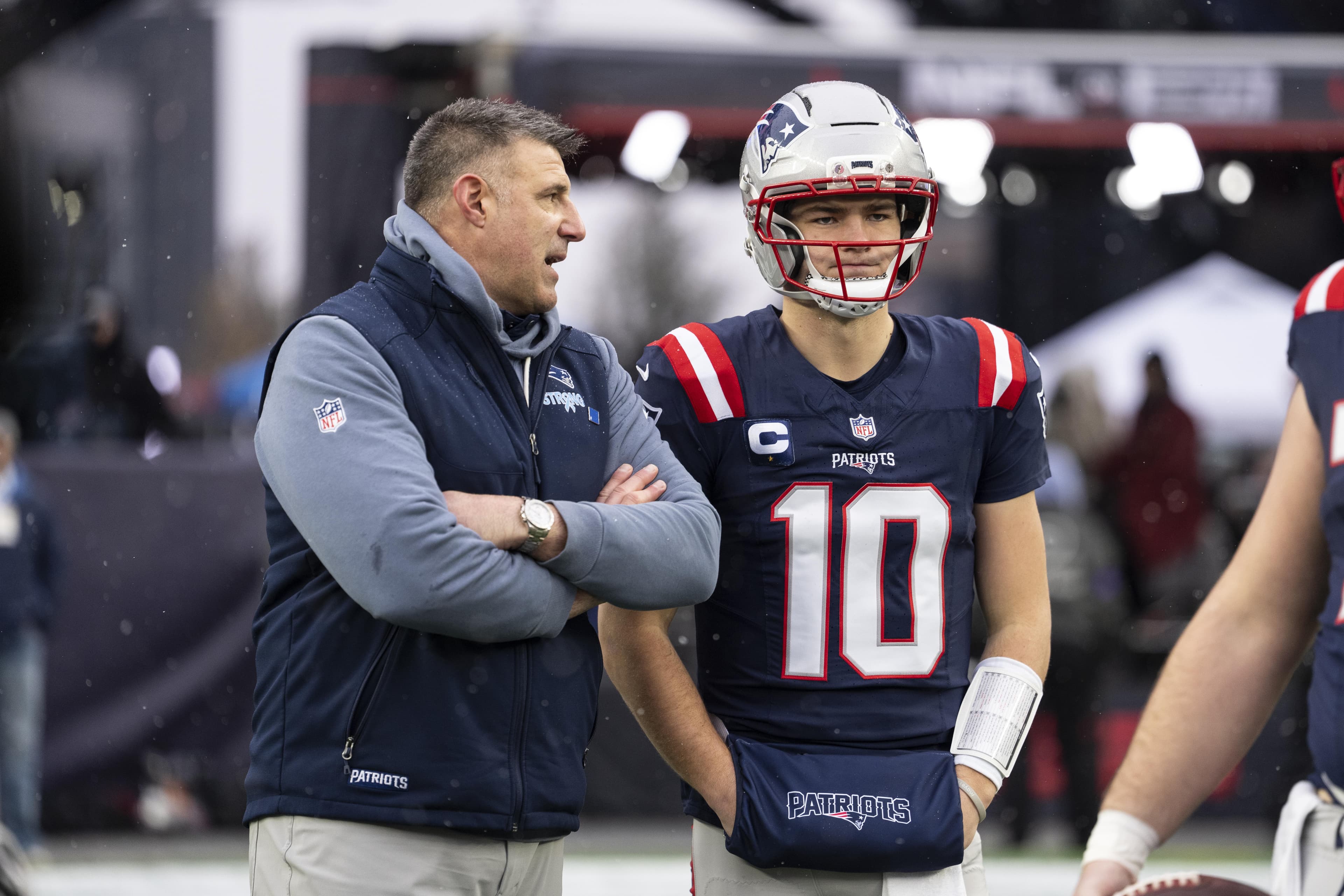 Drake Maye not concerned about Mike Vrabel situation negatively impacting Patriots