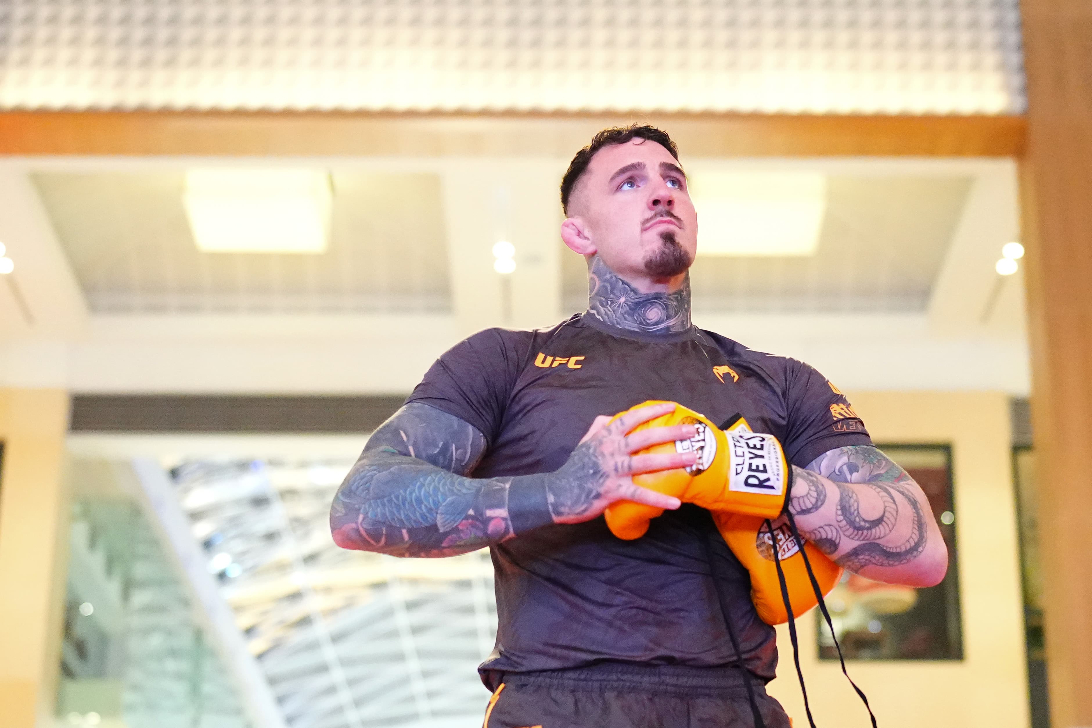 Back in the gym! UFC heavyweight champion Tom Aspinall shares positive update on fighting return