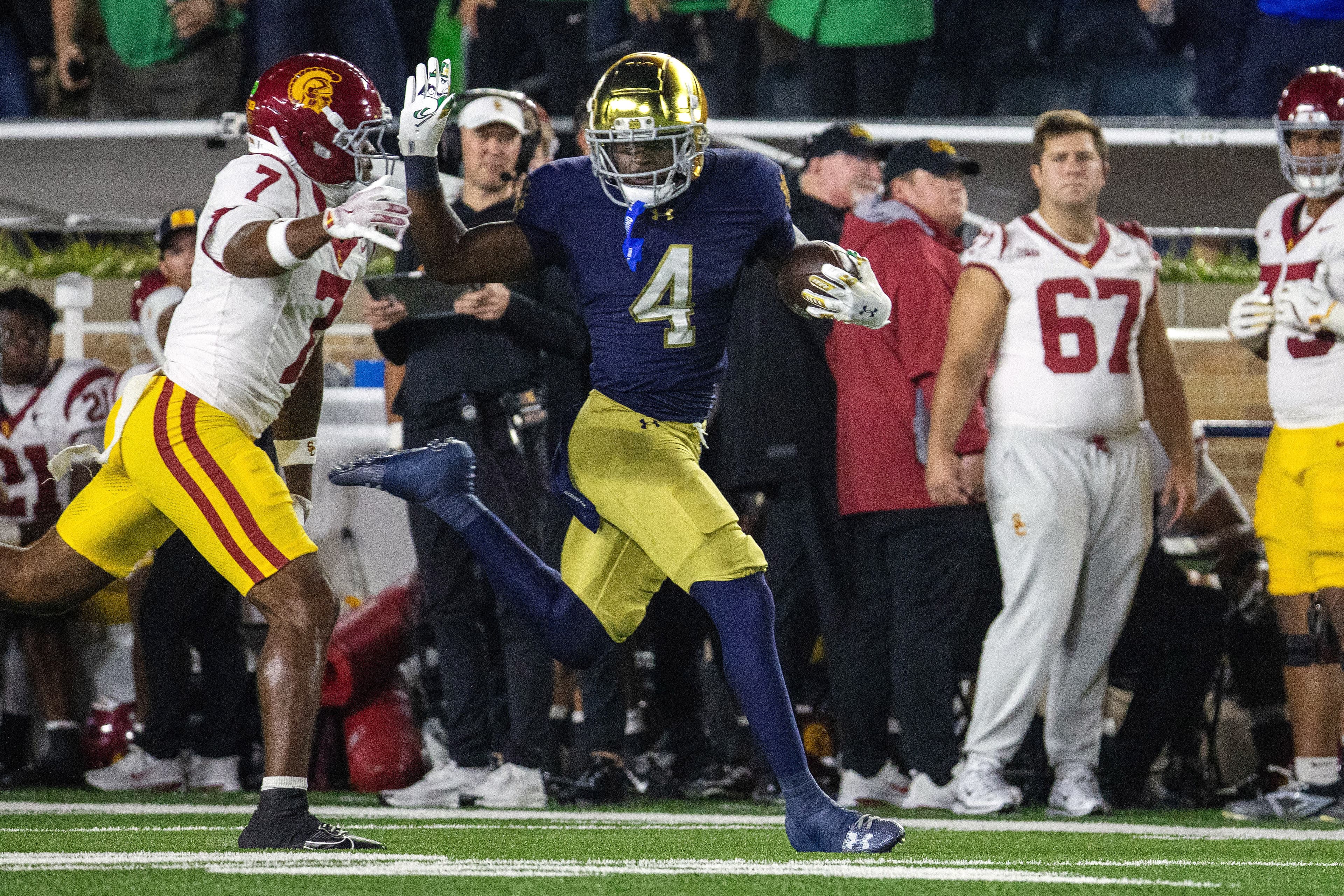 Brian Kelly believes in Notre Dame’s Jeremiyah Love