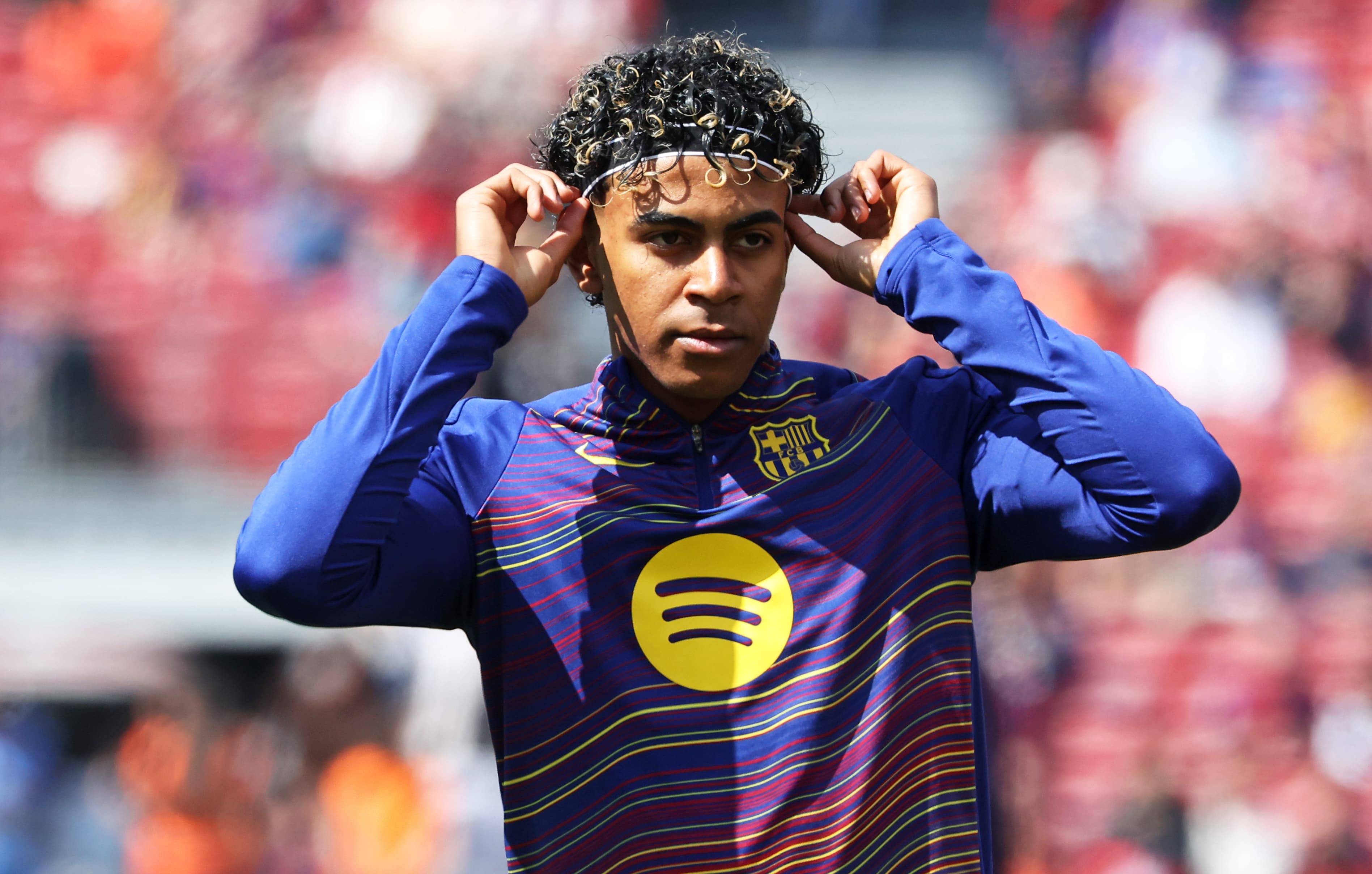 Time to rest Lamine Yamal? Barcelona star left training early ahead of Espanyol clash