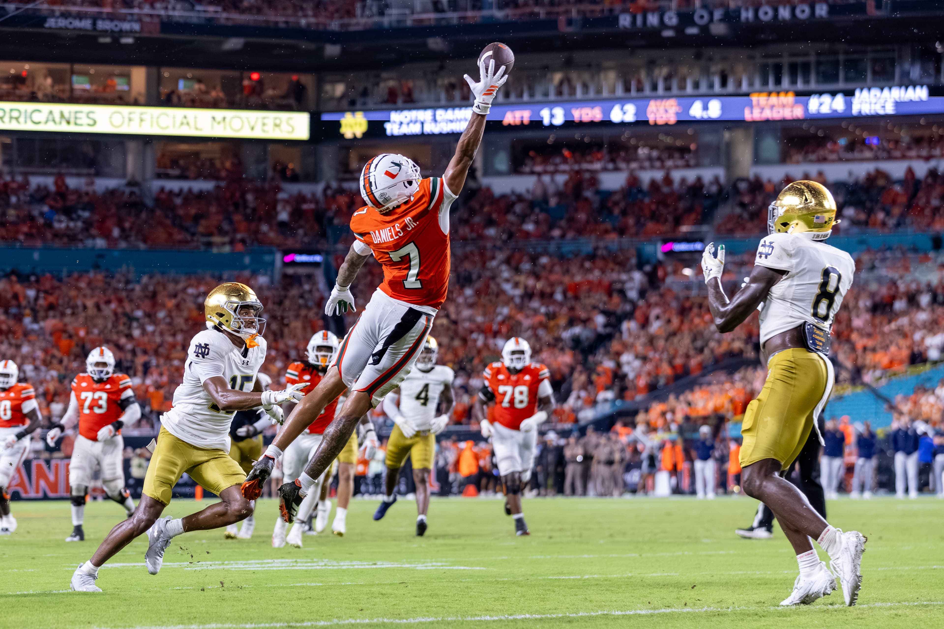 Miami vs. Notre Dame game time announced