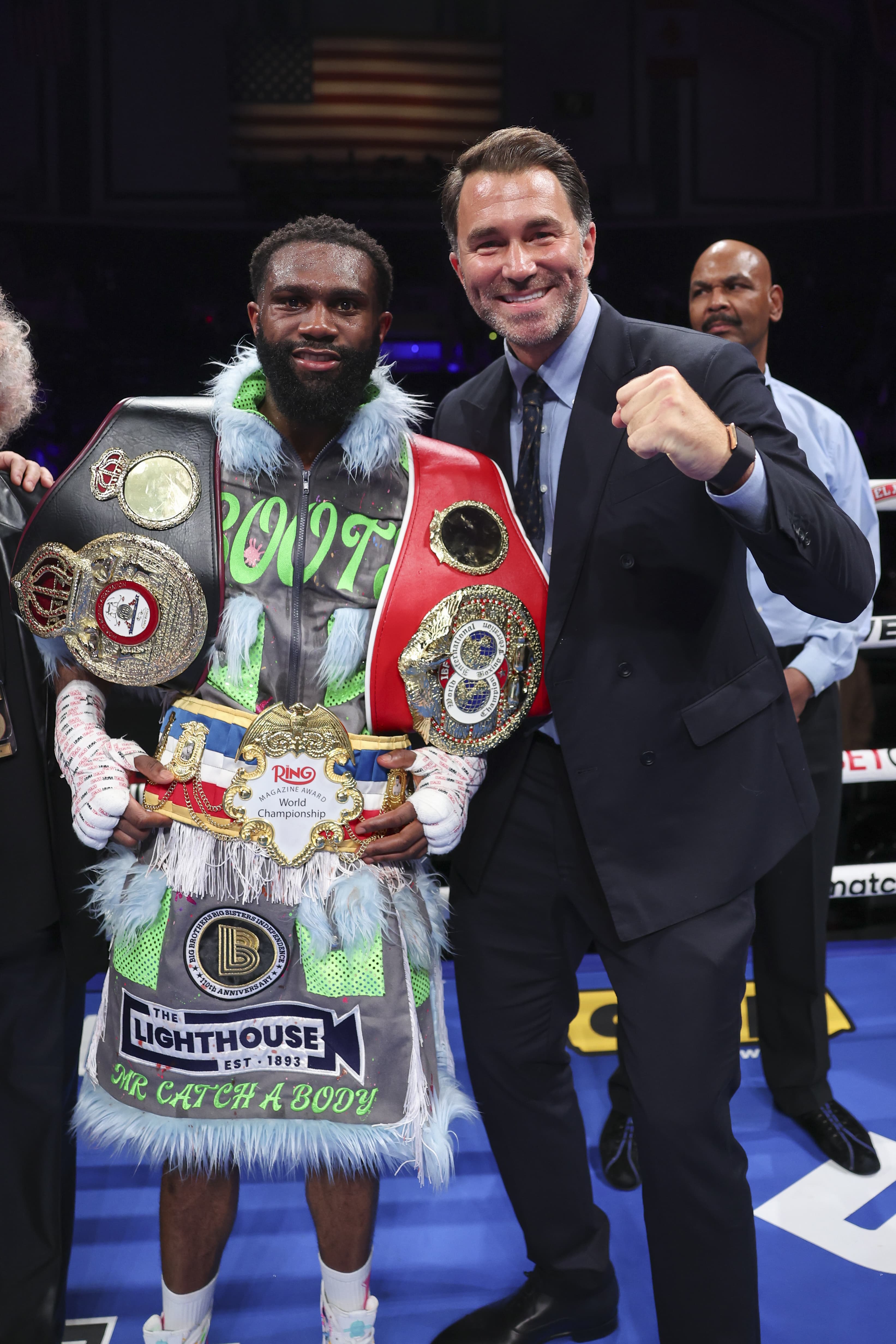 Eddie Hearn compares Zayas vs Boots to Mayweather-Canelo, maps out 154 undisputed chase