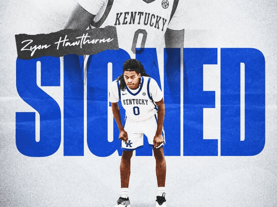Zyon Hawthorne, brother of Braydon Hawthorne, signs with Kentucky Basketball