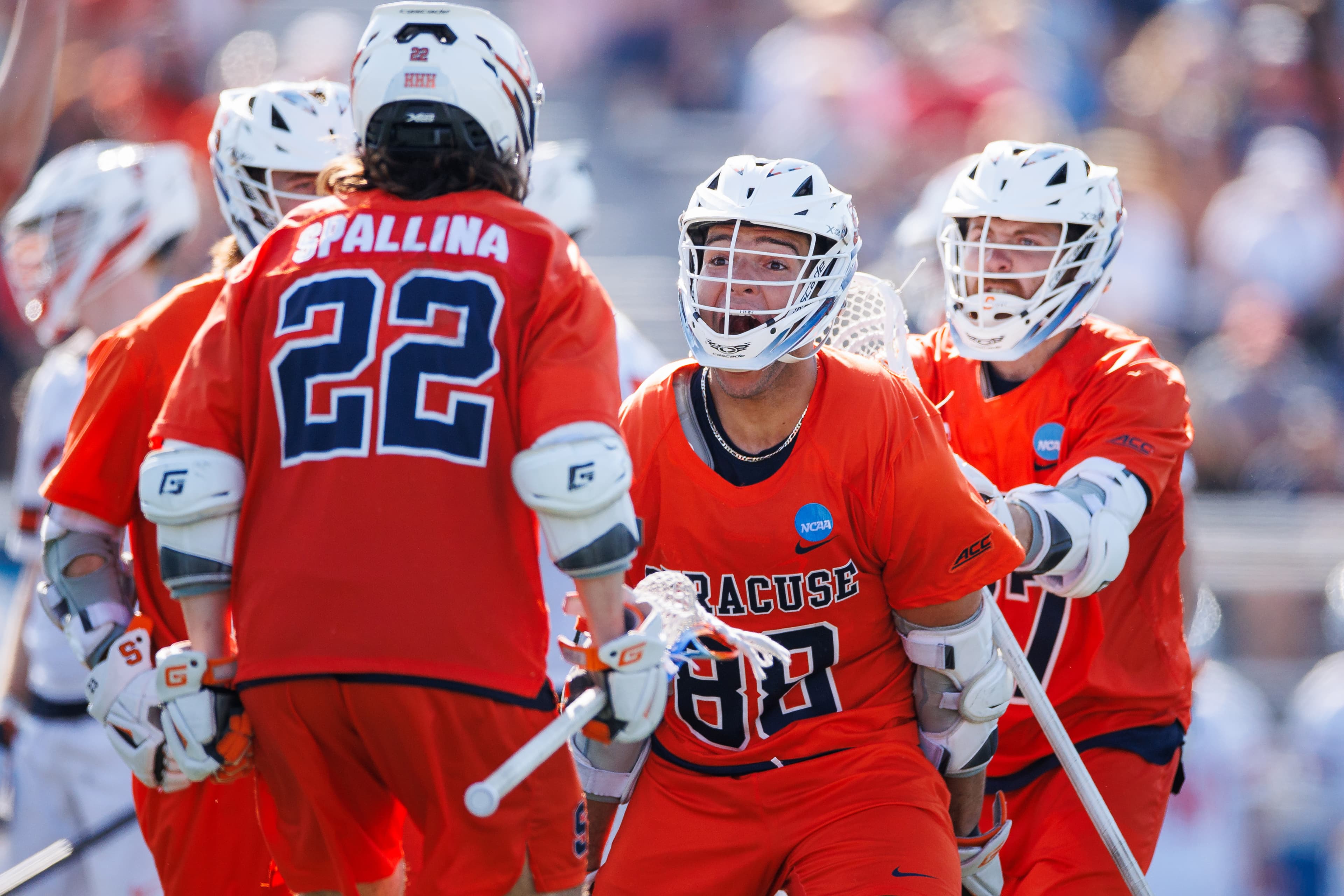 Syracuse men’s lacrosse: Orange overcome mistakes, head back to Final Four with 13-11 win over North Carolina