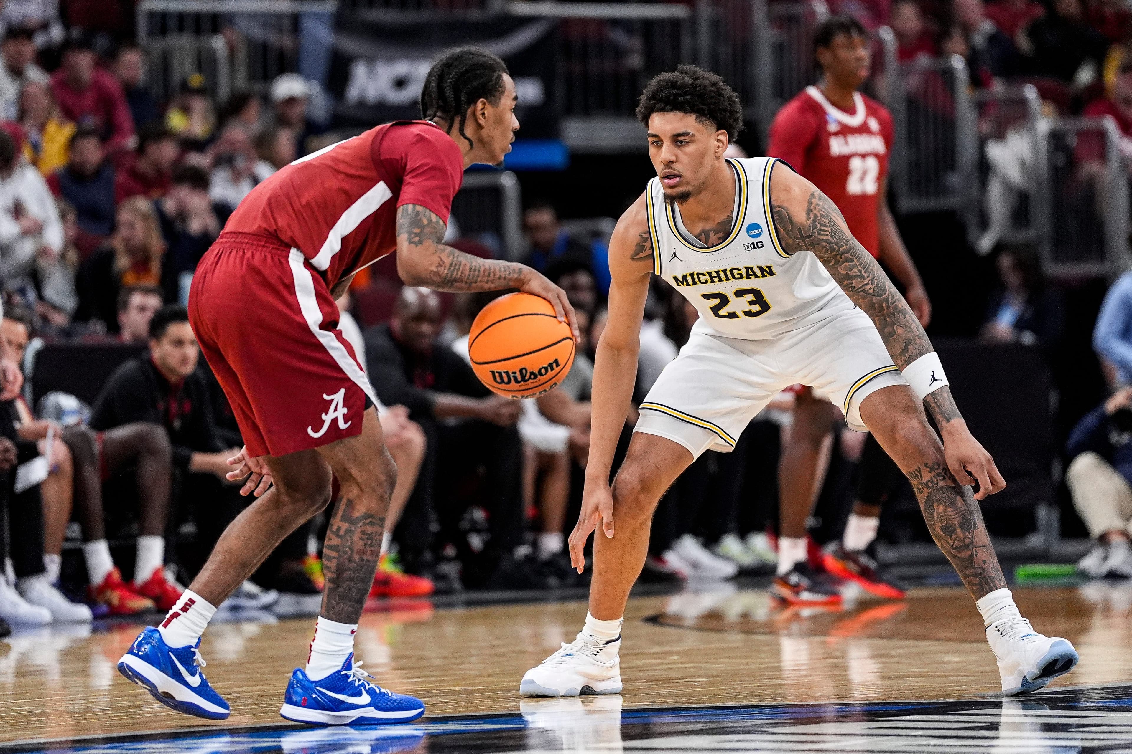 Yaxel Lendeborg, Michigan basketball too much for Alabama
