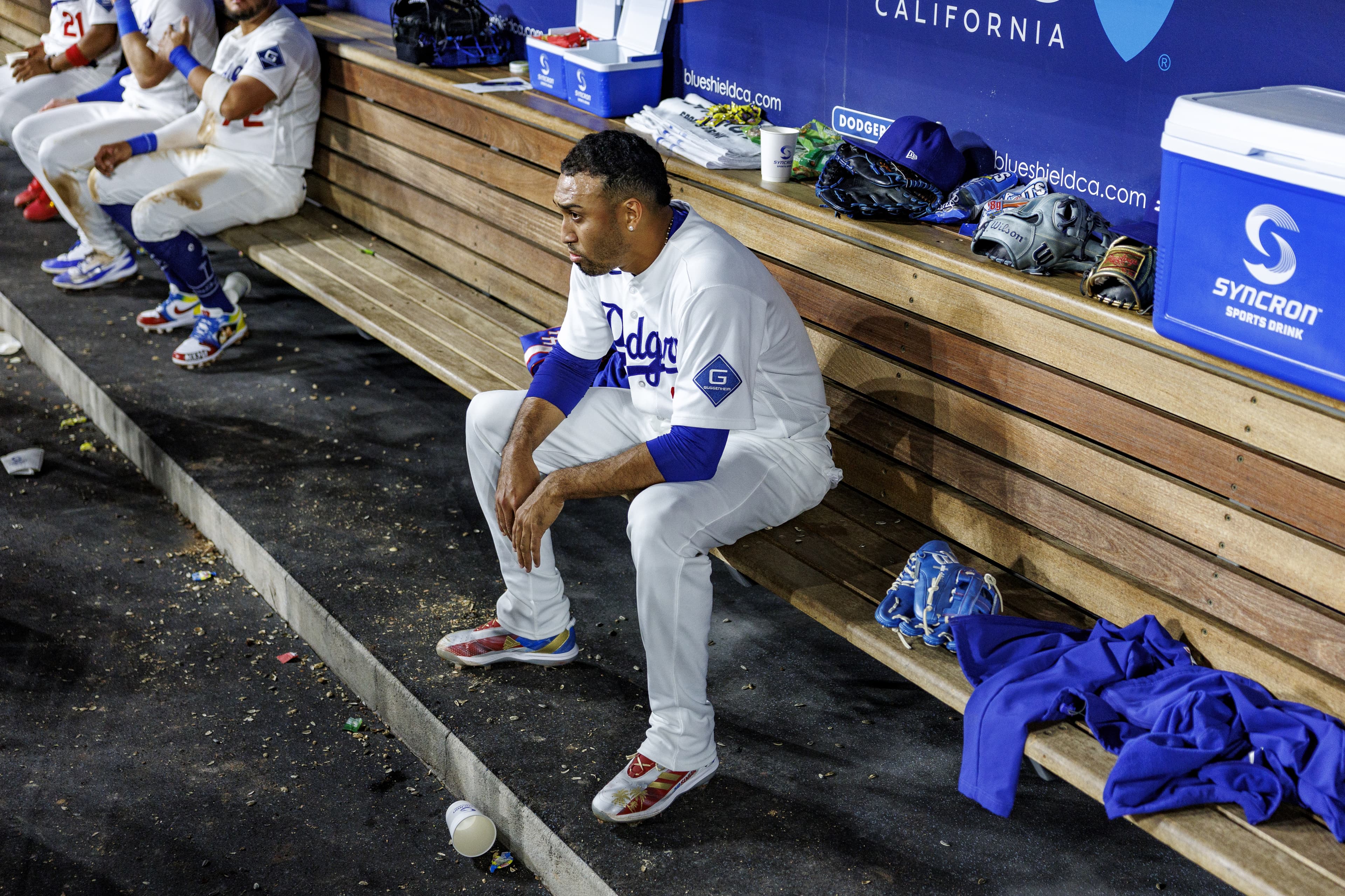 Edwin Díaz’s velocity is down, Dodgers say he’s day to day