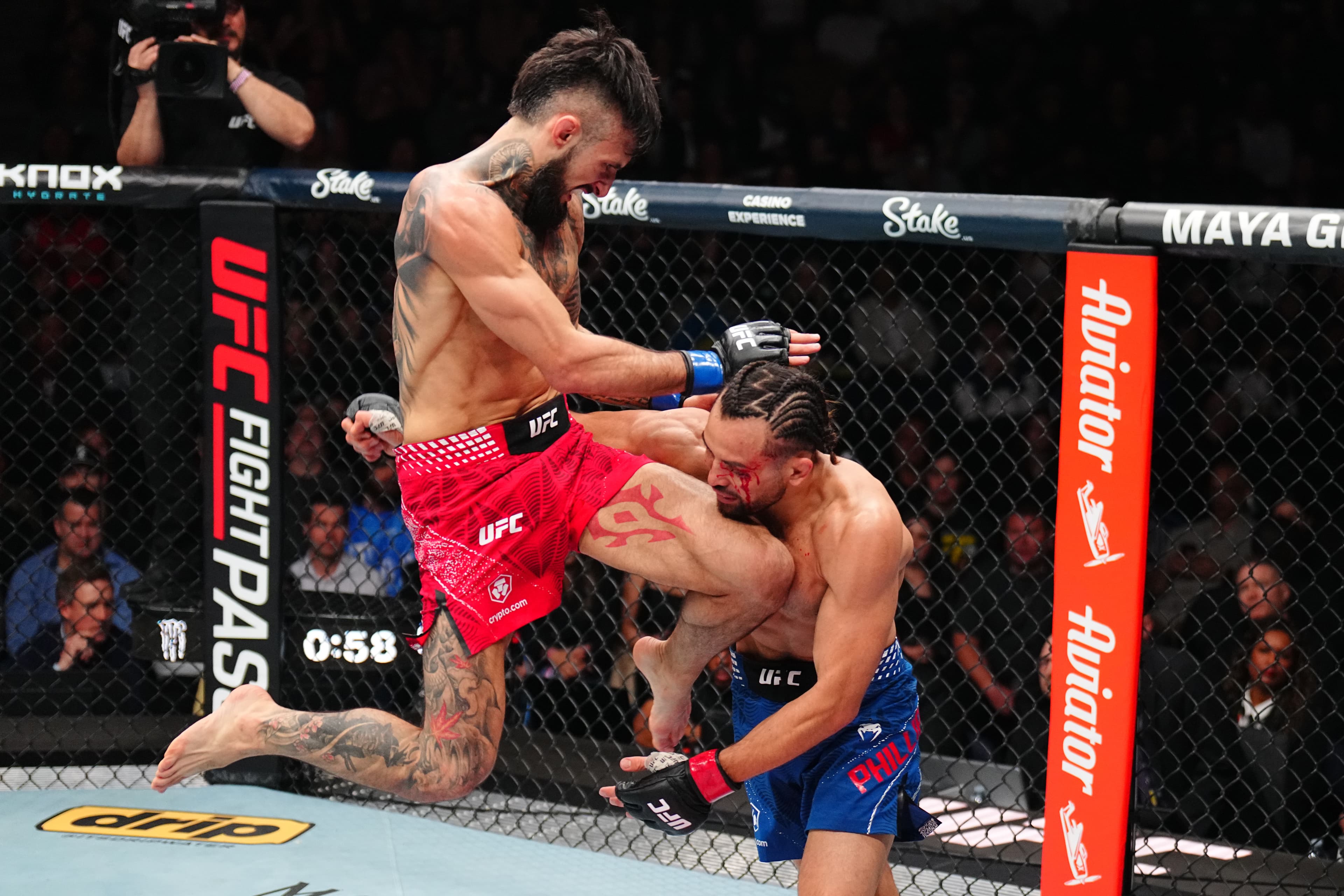 Bonuses! Malott scores $100k for ending Burns’ career, ‘Air’ Jourdain gets FOTN | UFC Winnipeg