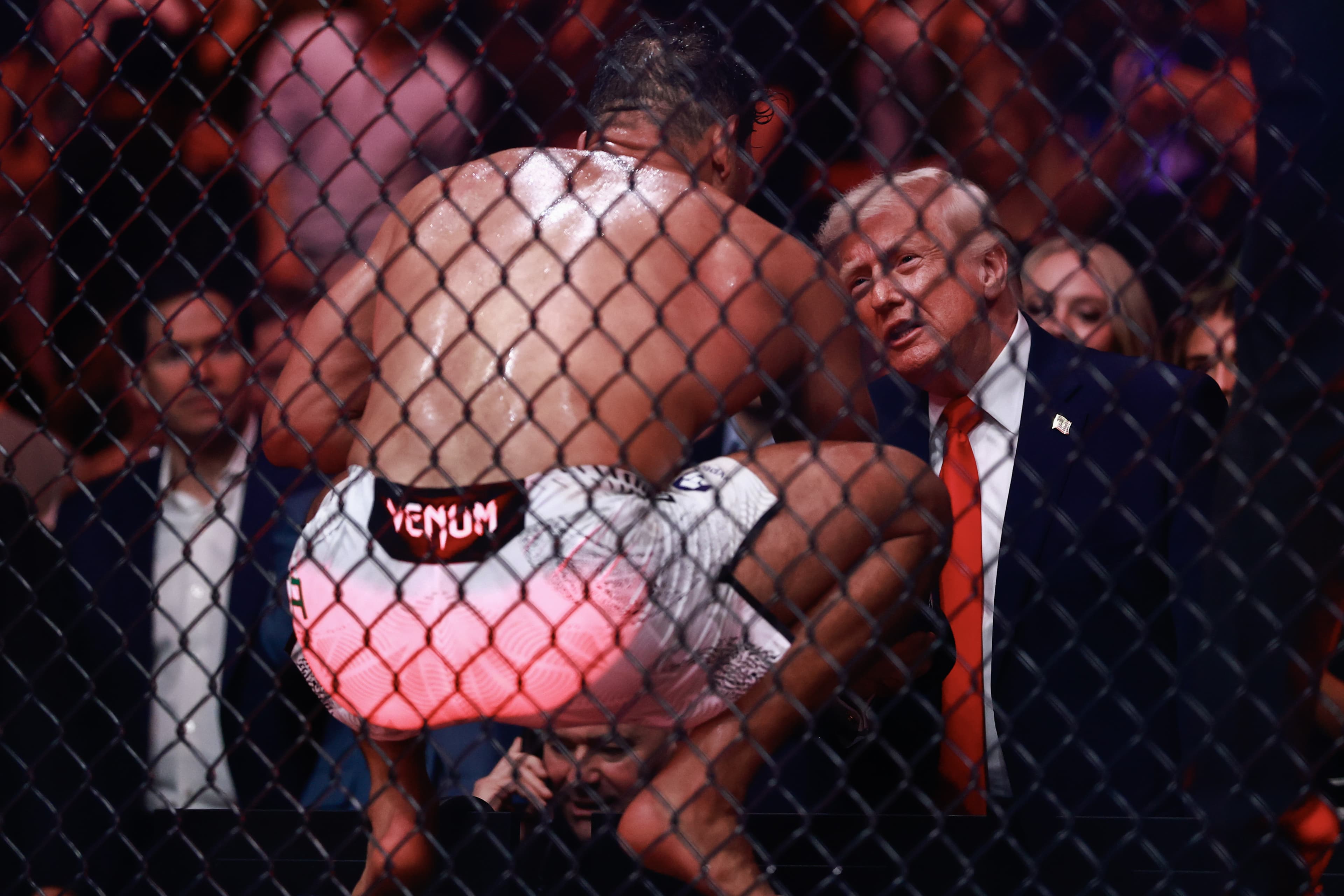 Donald Trump gushes over ‘beautiful guy’ Paulo Costa – ‘You’re too good looking to be a fighter’