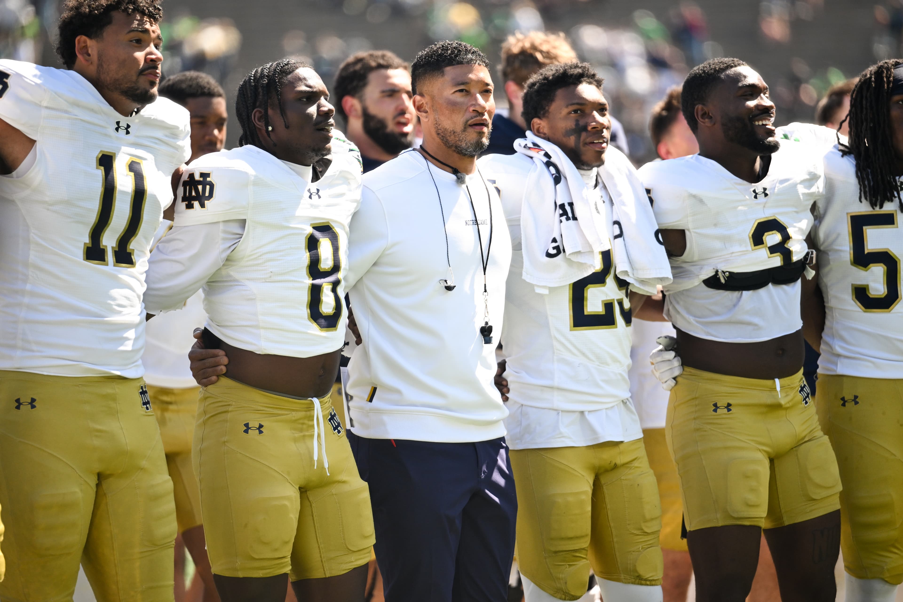 Notre Dame slotted as the No. 2 team in the country after spring ball