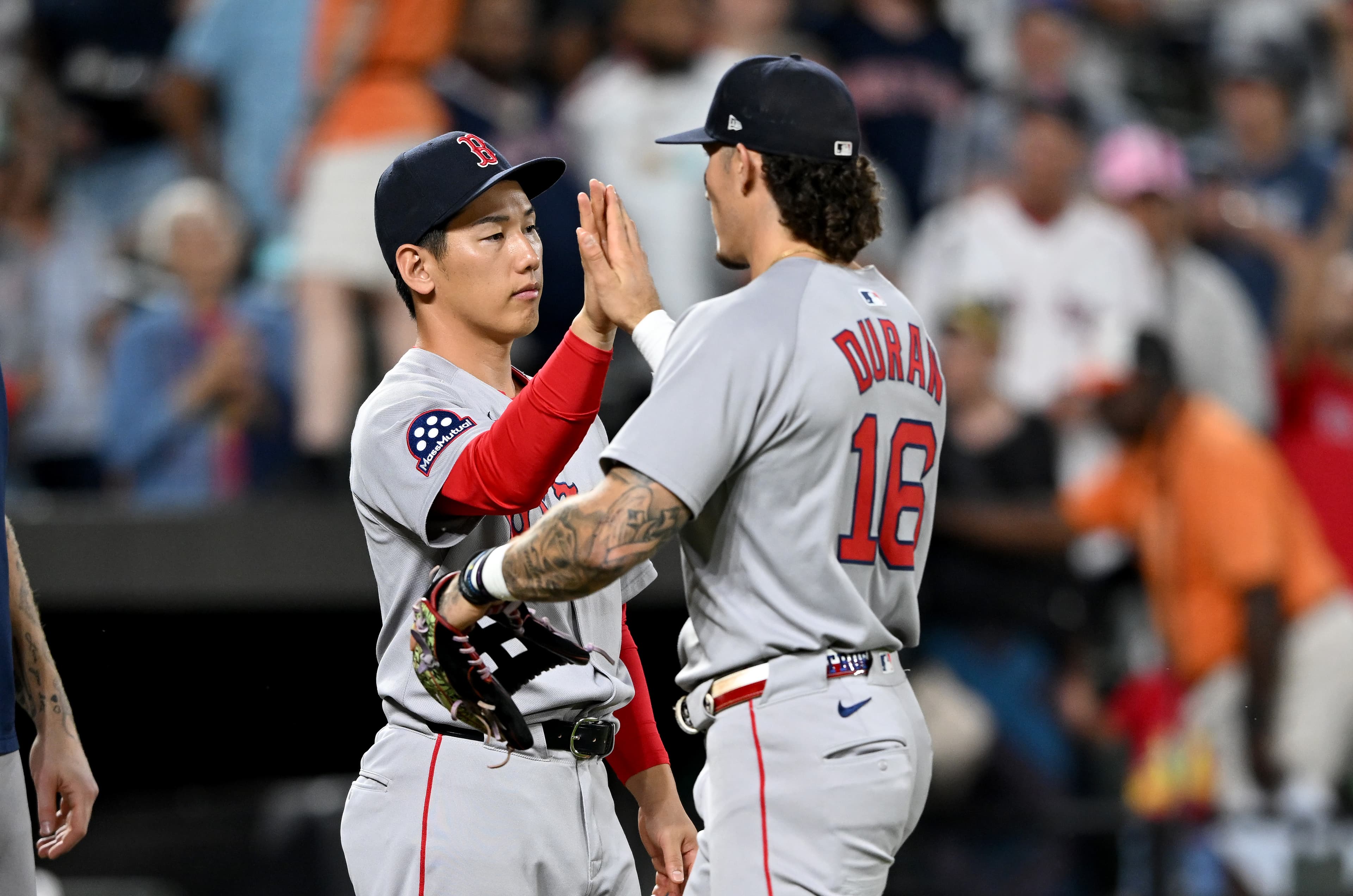 How does the outfield logjam play out inside the Red Sox clubhouse?