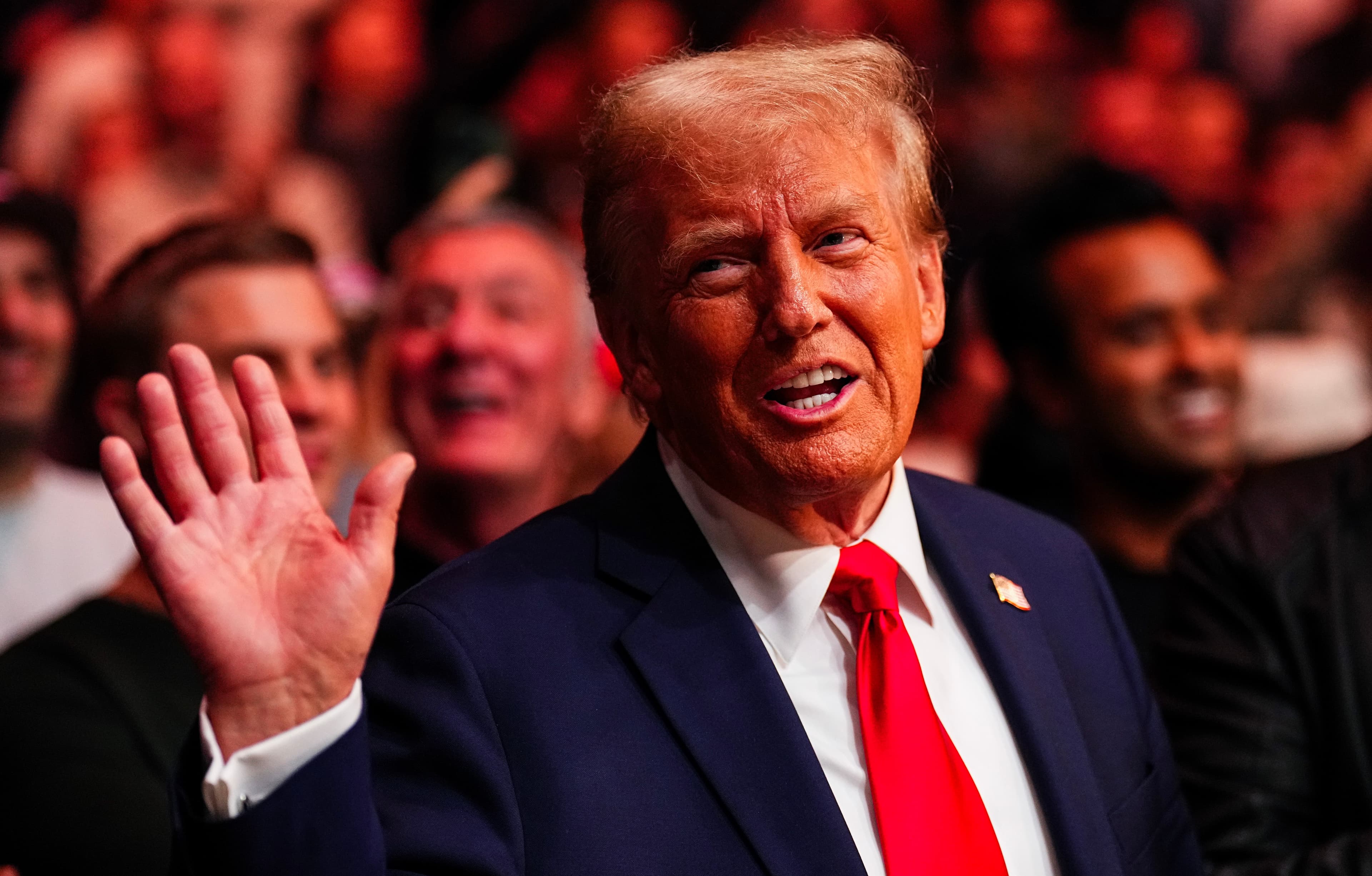 Video! President Donald Trump All Smiles At UFC 327 Despite Ongoing War In Iran