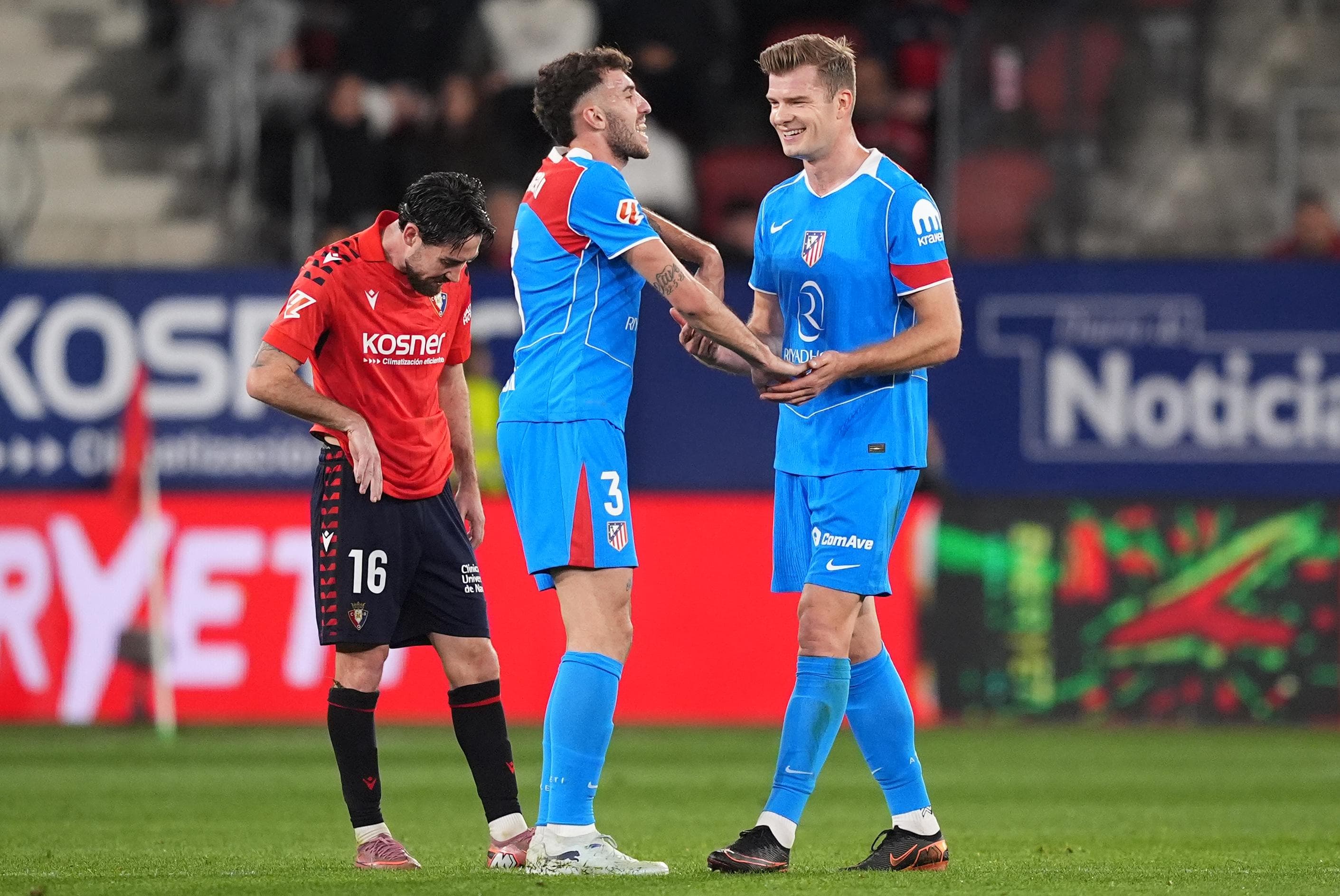 Injury-wracked Atlético took their chances in nervy game at Osasuna