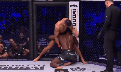 Knockout! Van Steenis Sleeps Edwards With Brutal Elbows