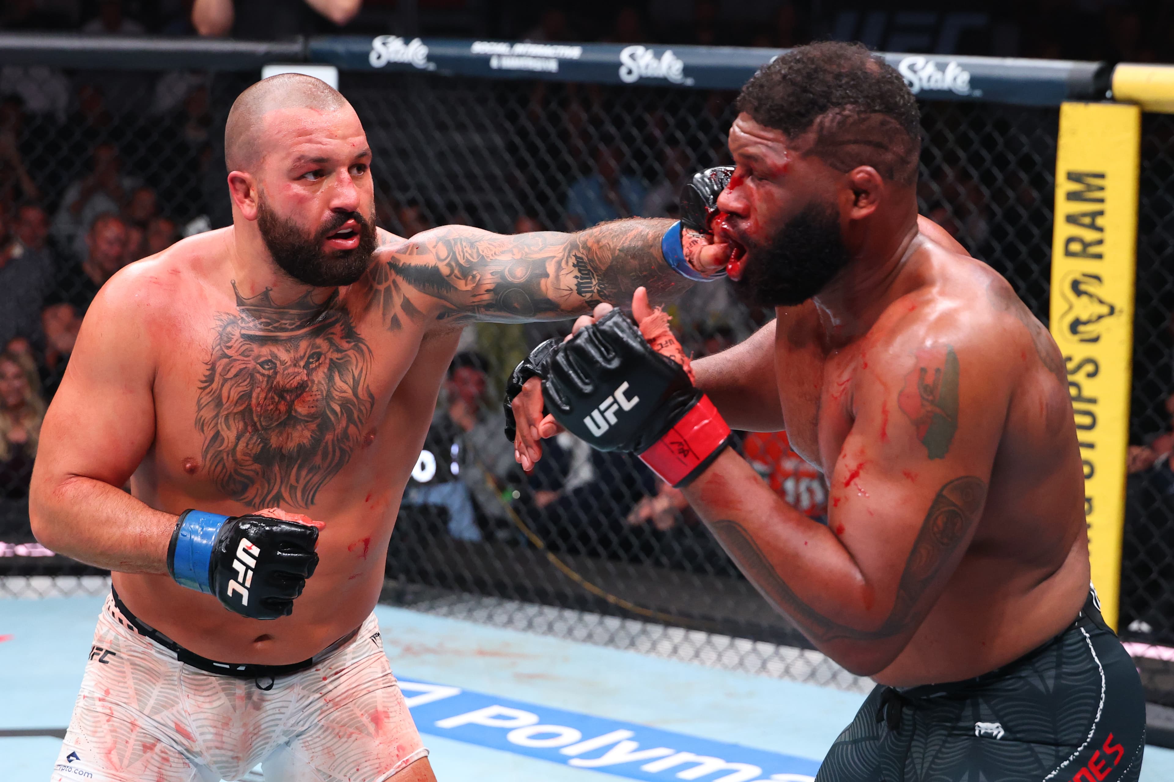 UFC 327 results: Josh Hokit wins slugfest against Curtis Blaydes in potential Fight of the Year performance