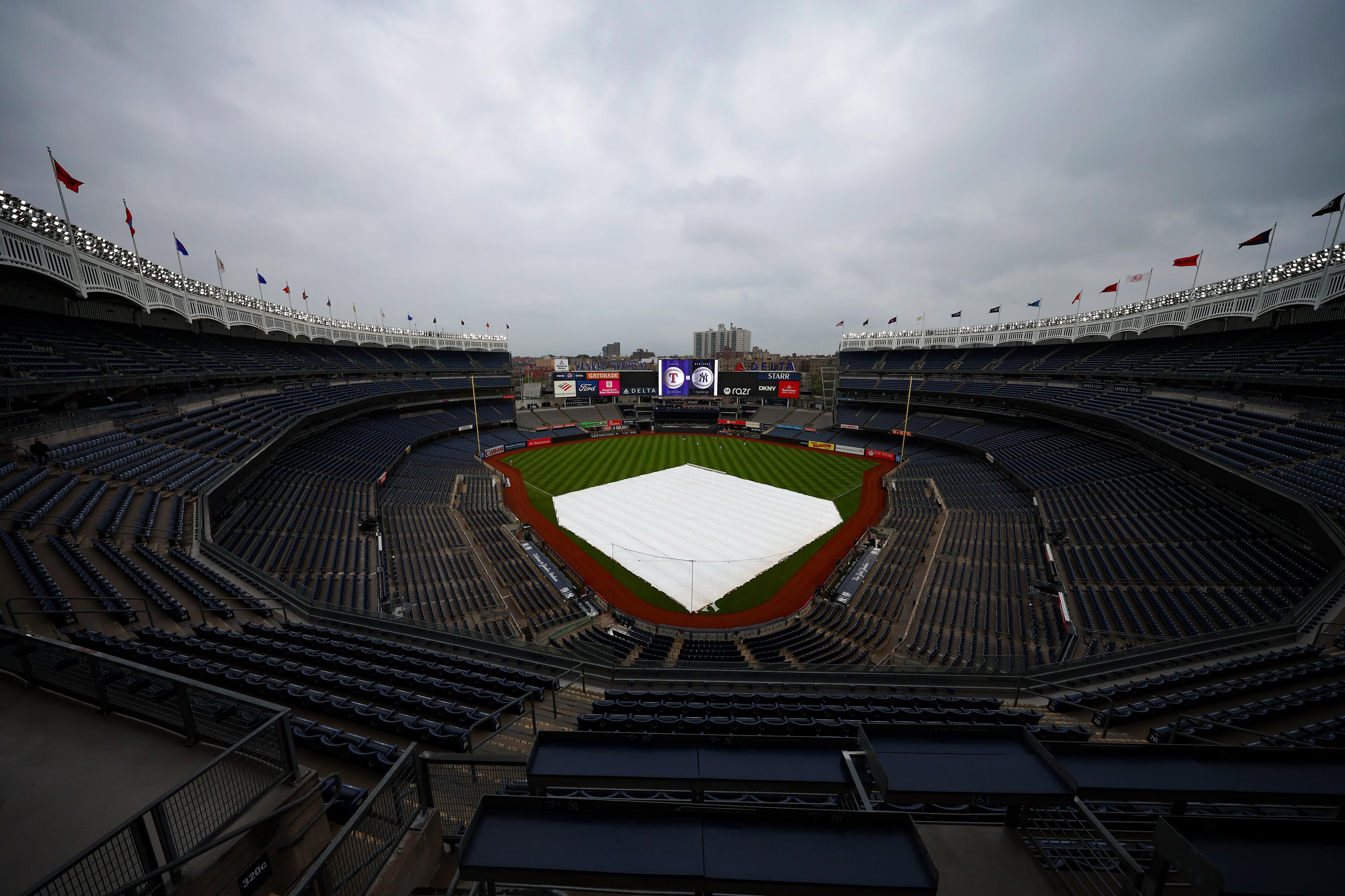 Yankees rained out against Rays on Saturday