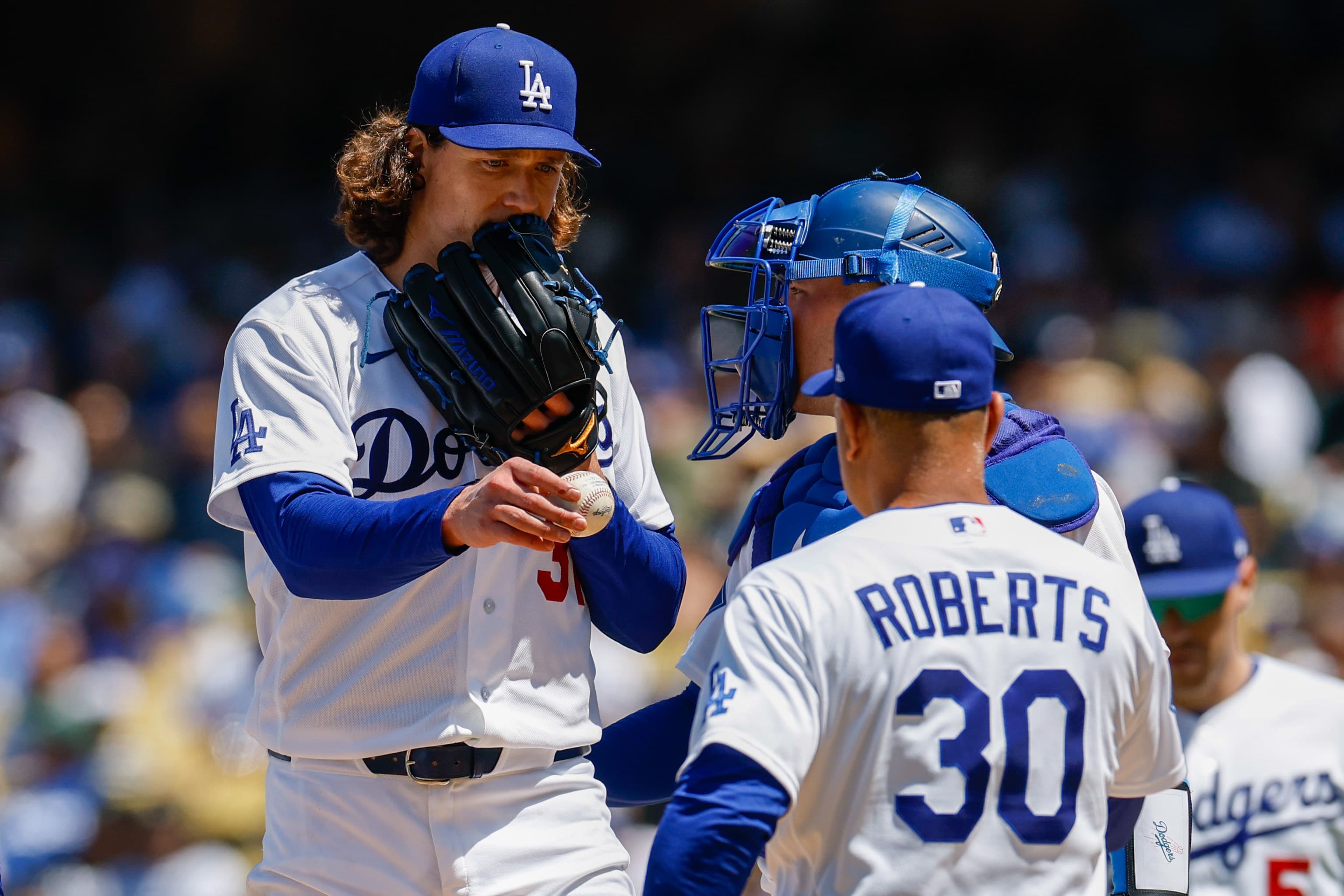 Excellent starting pitching & 2-way rule staved off Dodgers roster moves so far