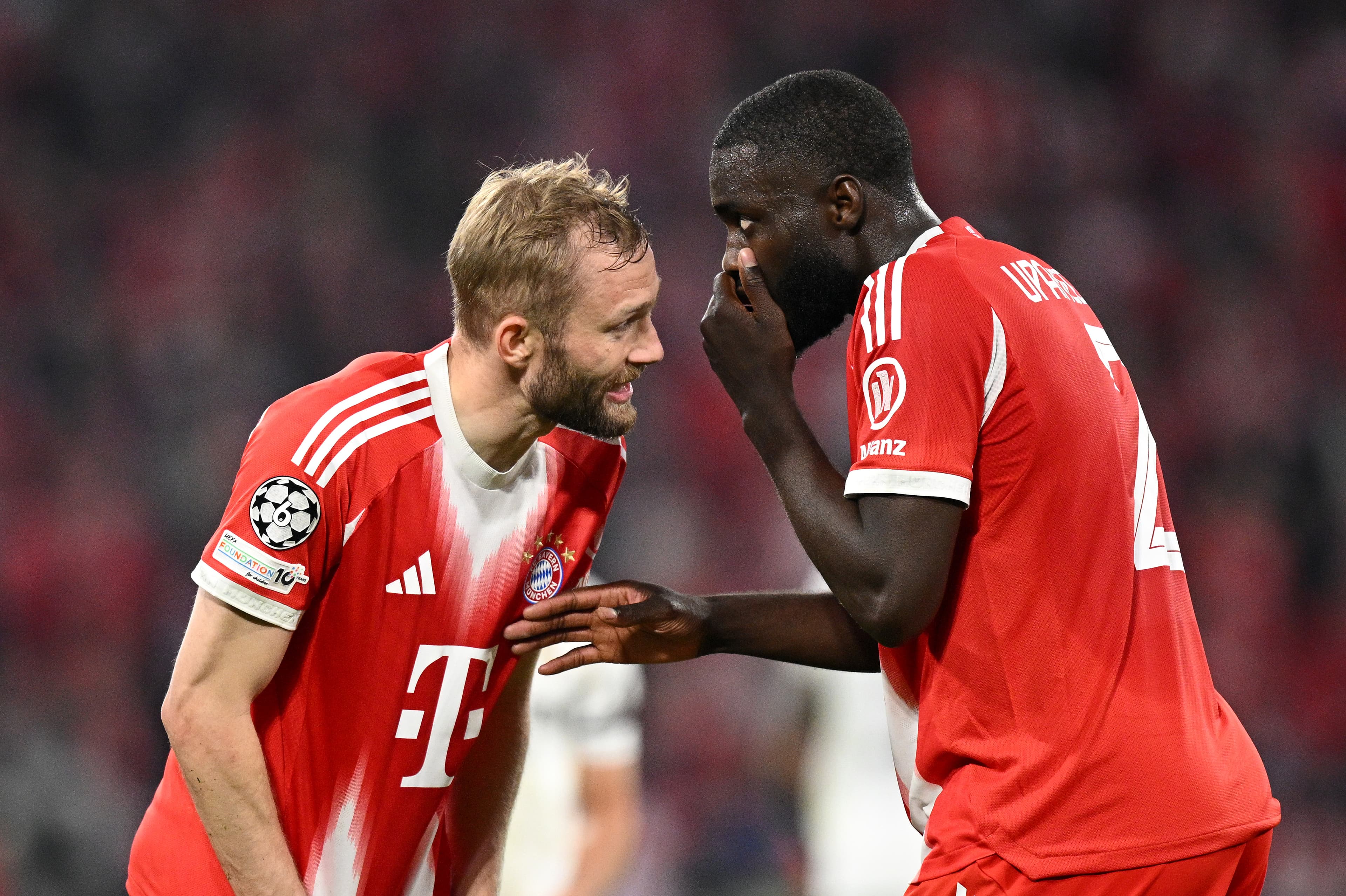 Dayot Upamecano didn’t want to let Bayern Munich fans down